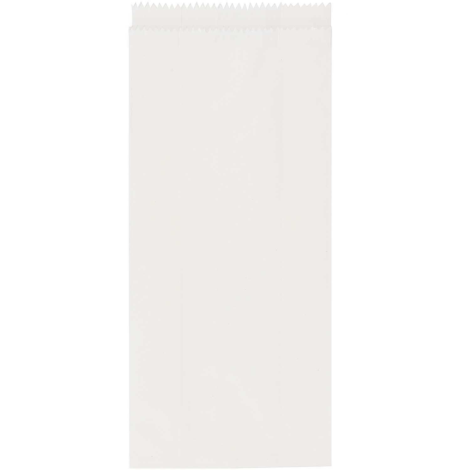 Paper Poetry Bastelset Papiertüten-Sterne groß zeigt eine weiße Papiertüte von Rico Design. Ideal für kreative Bastelprojekte.