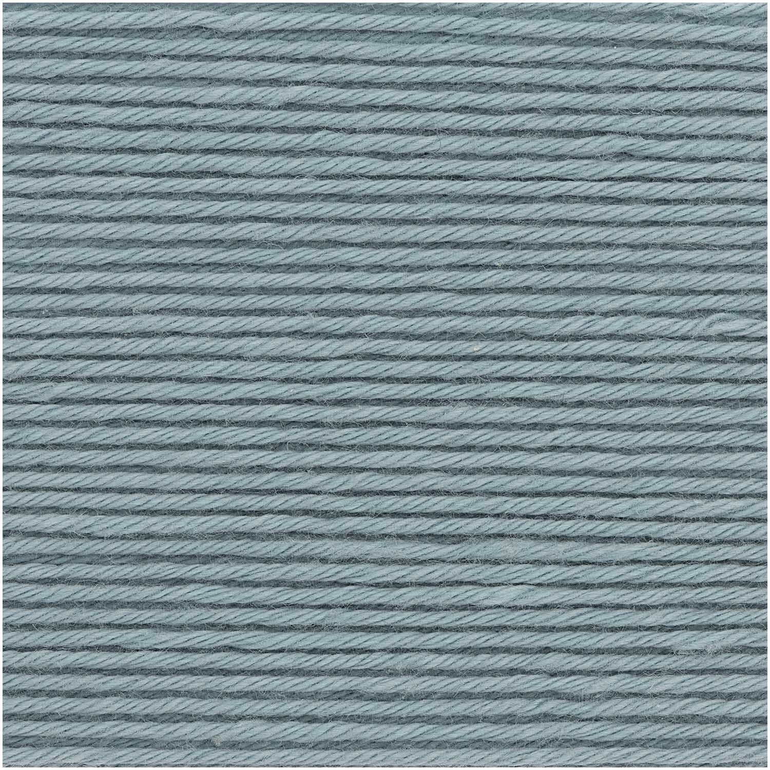 Rico Baby Cotton Soft dk, weiches Garn in Efeu-Farbton, ideal für Strickprojekte, 50g 125m.