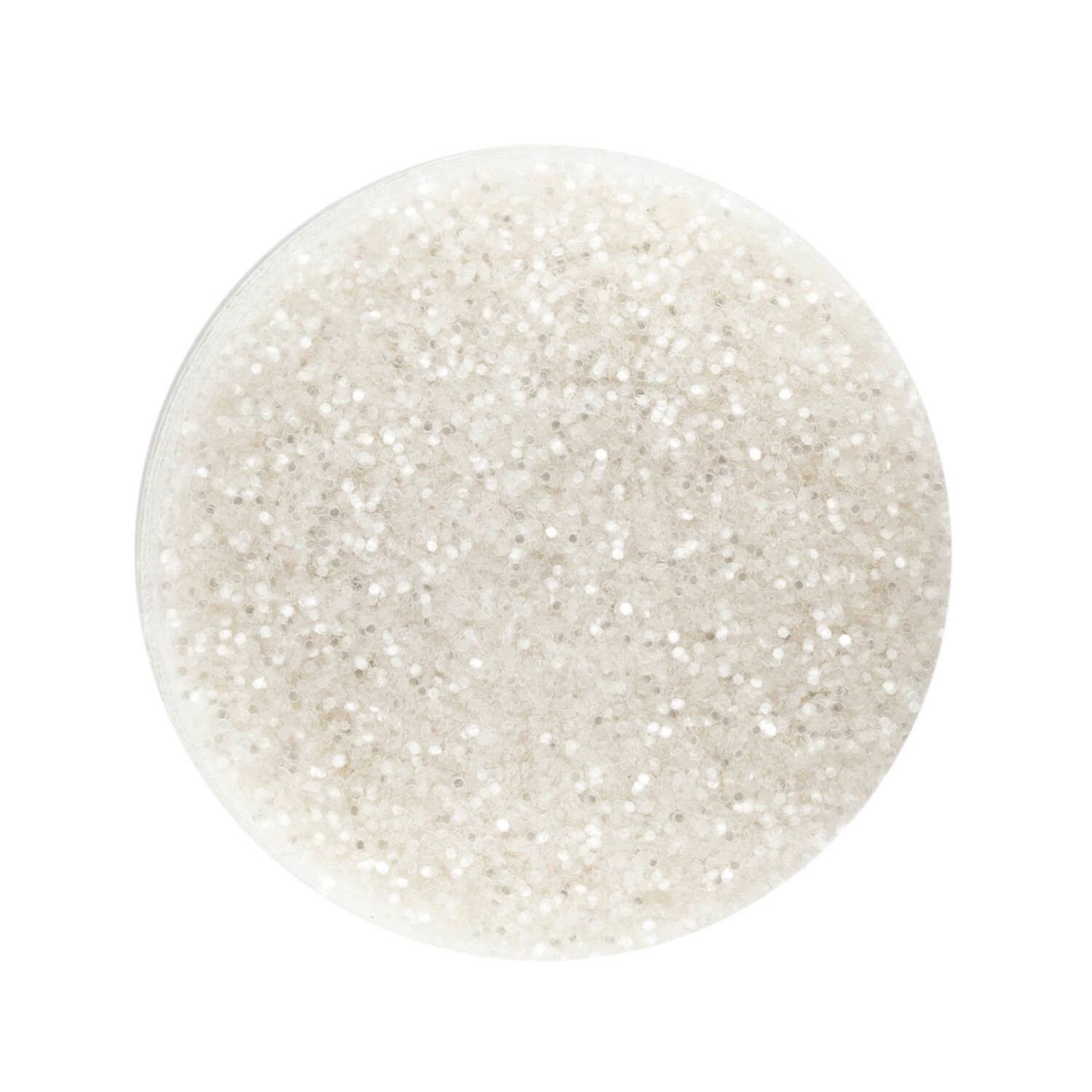 Bio Glitter fein 10g Farbe Weiß von GLOREX 