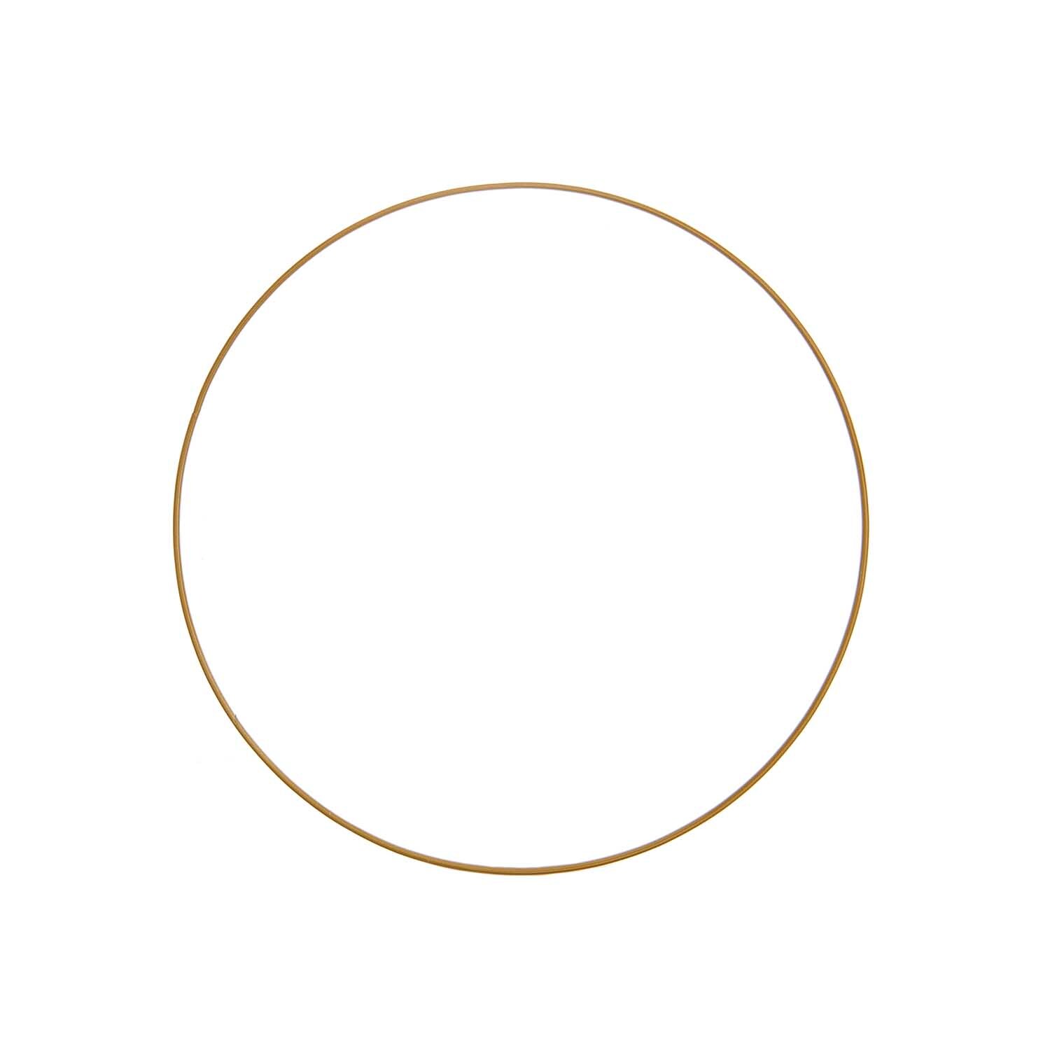 Metallring gold matt von Rico Design, perfekt für kreative Bastelprojekte und Dekorationen.