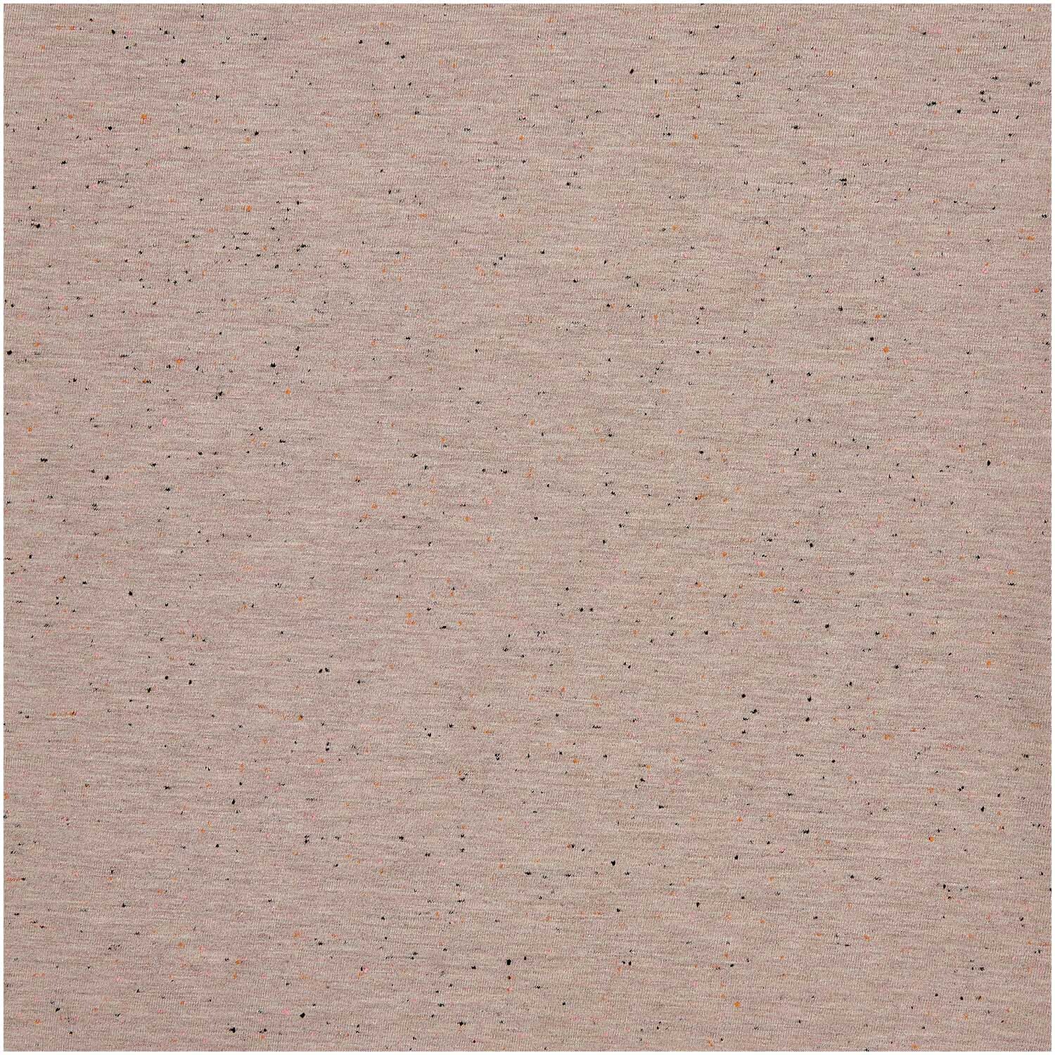 Stoffabschnitt Jersey Flocken Puder in zartem Puder von Rico Design, 80x100cm, zeigt feine Textur.