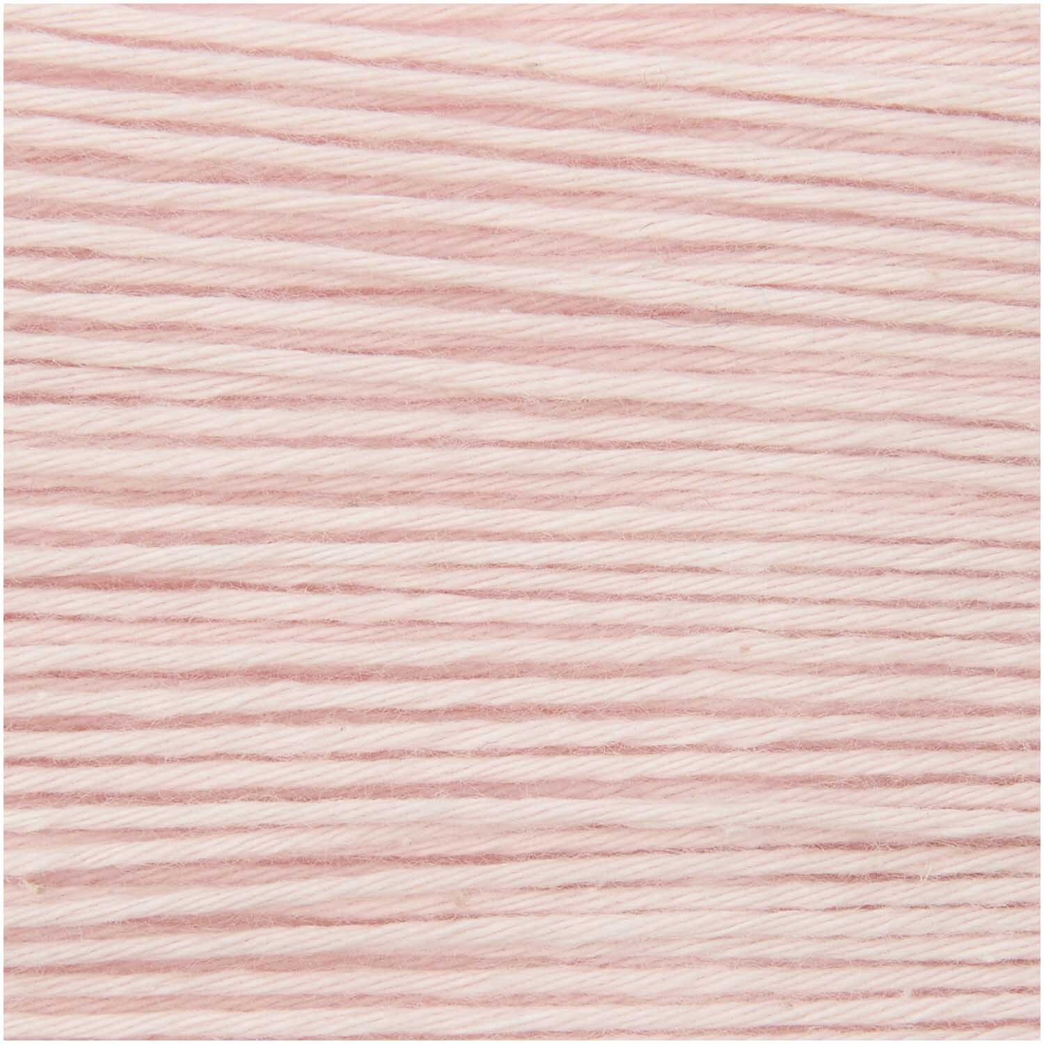 Baby Organic Cotton: Weiches, rosa Garn von Rico Design, ideal für Strickprojekte, 50g 150m.