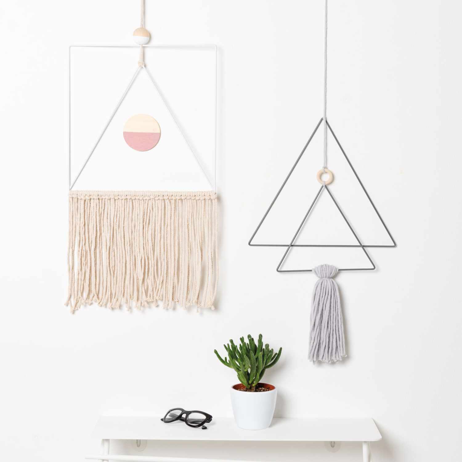 Metallring Dreieck anthrazit von Rico Design