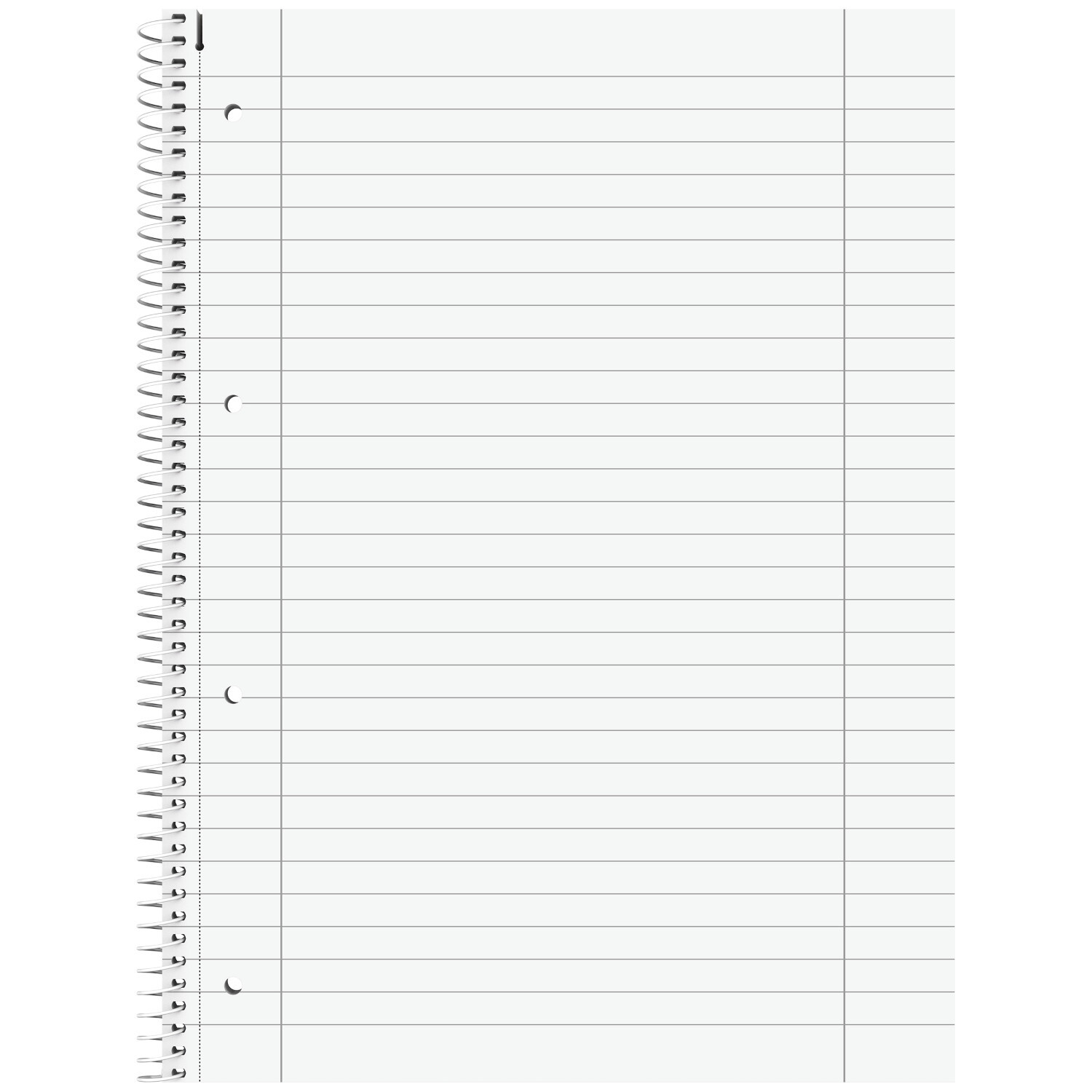 Collegeblock Premium Student A4 80 Blatt, liniertes Papier mit Spiralbindung, ideal für Notizen.