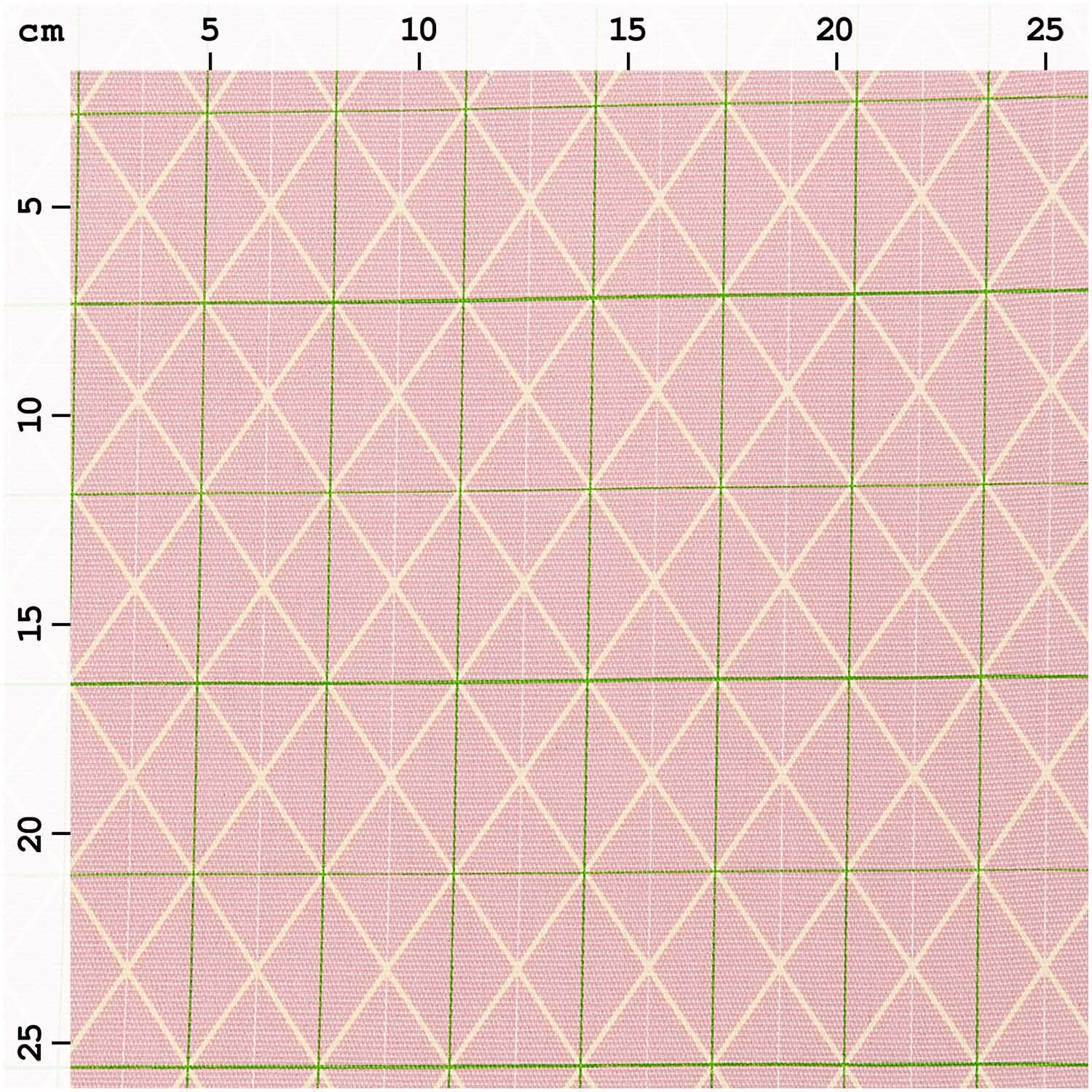 Druckstoff Canvas Raster rosa 50x140cm von Rico Design