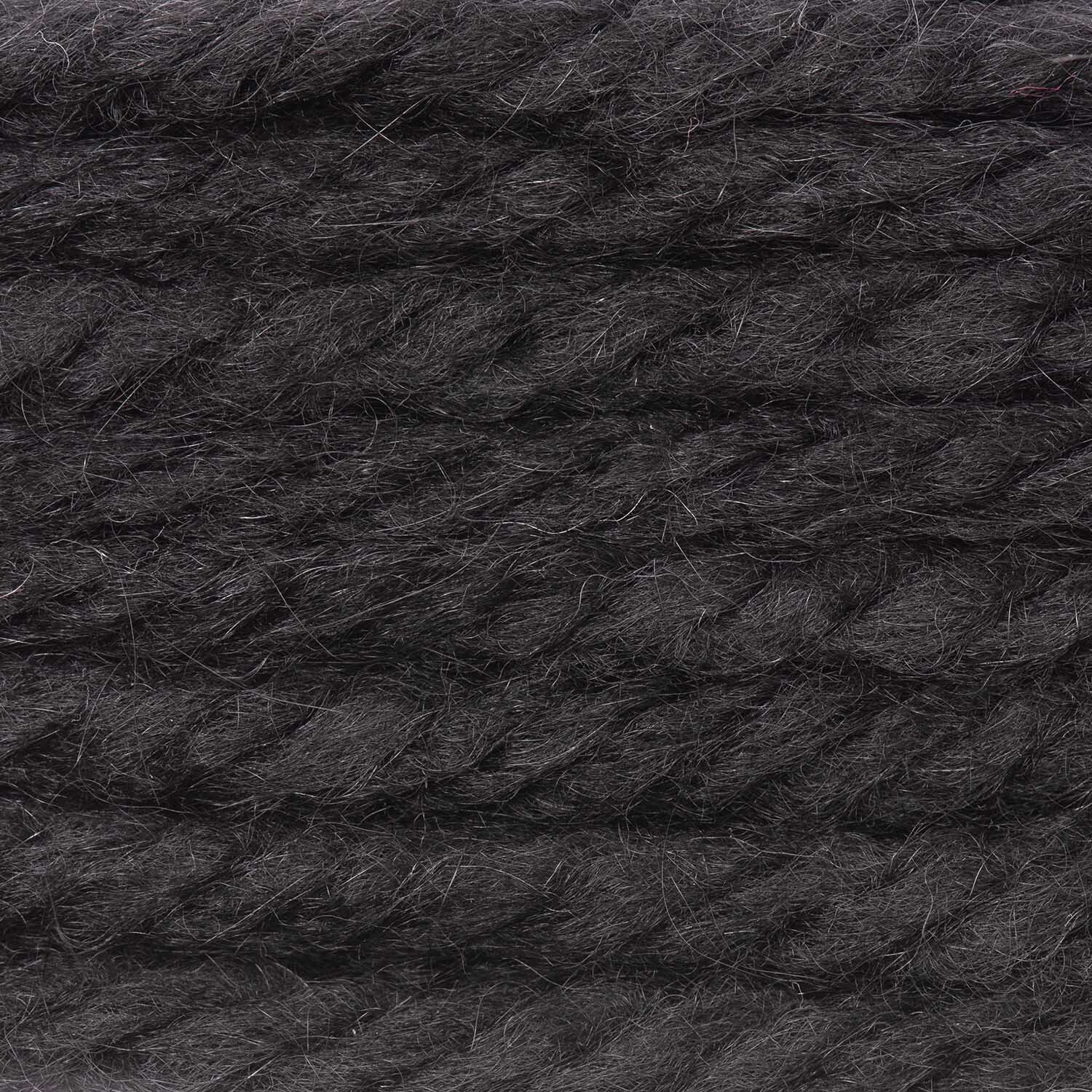 Fashion Alpaca Cozy Up! Weiches, schwarzes Garn von Rico Design, ideal für warme Strickprojekte.