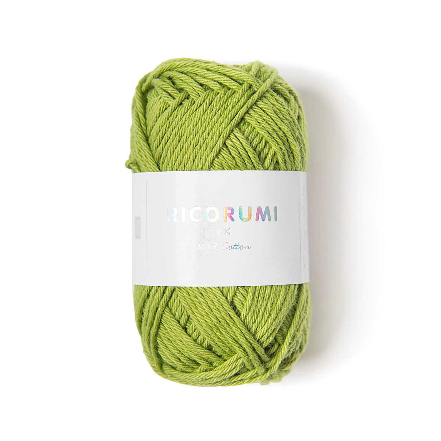 Creative Ricorumi dk Häkelset Apfel aus Ricorumi Fresh Friends, 25g Garn in Pistazie von Rico Design, ideal für kreative Häkelprojekte.