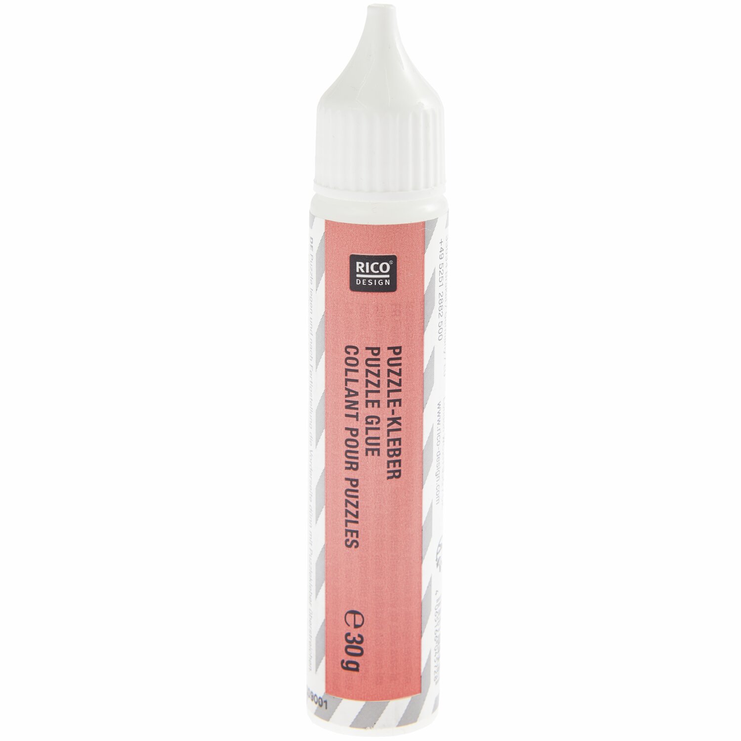 Puzzlekleber von Rico Design, 30g, transparent, ideal zum Fixieren und Versiegeln von Puzzles.