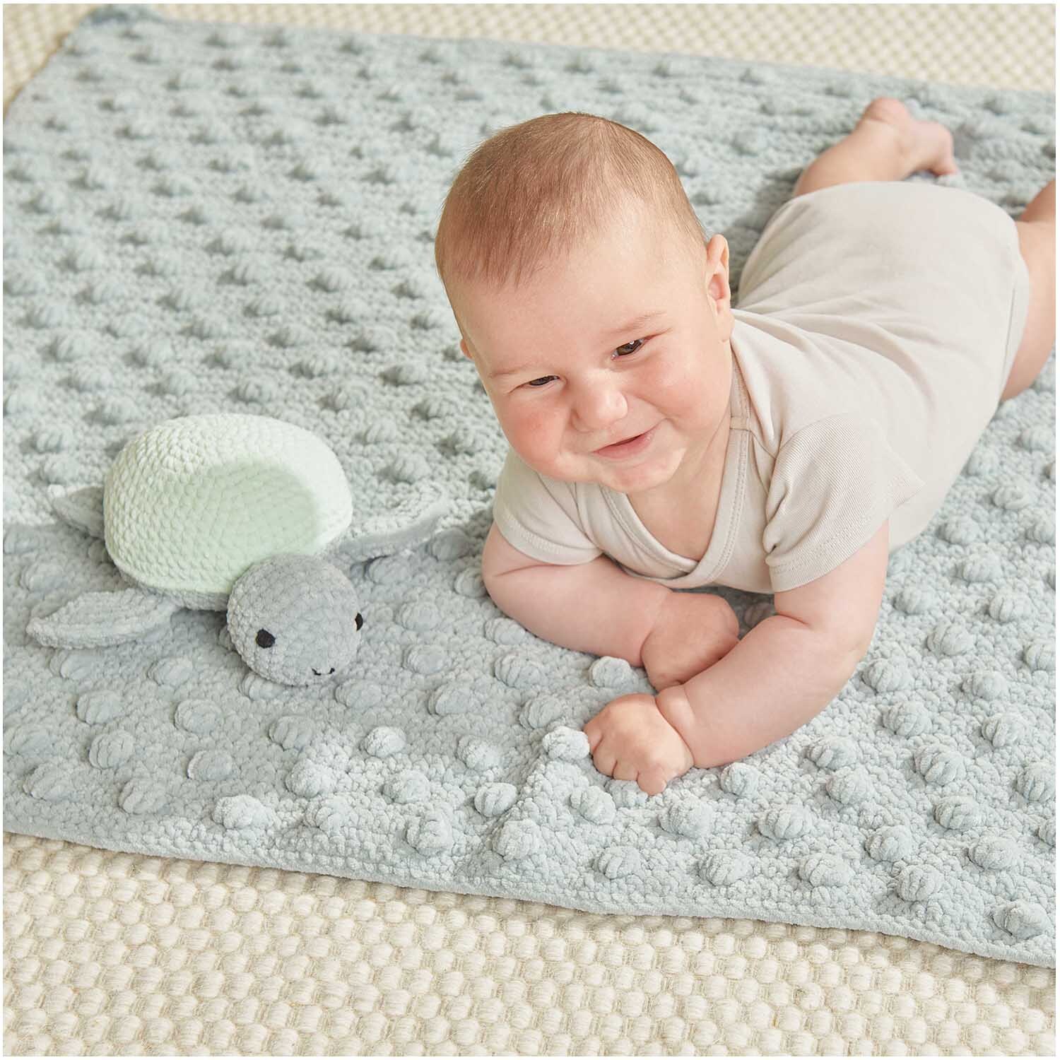 Häkelset Schildkröte Modell 11 aus Baby Chenillove von Rico Design