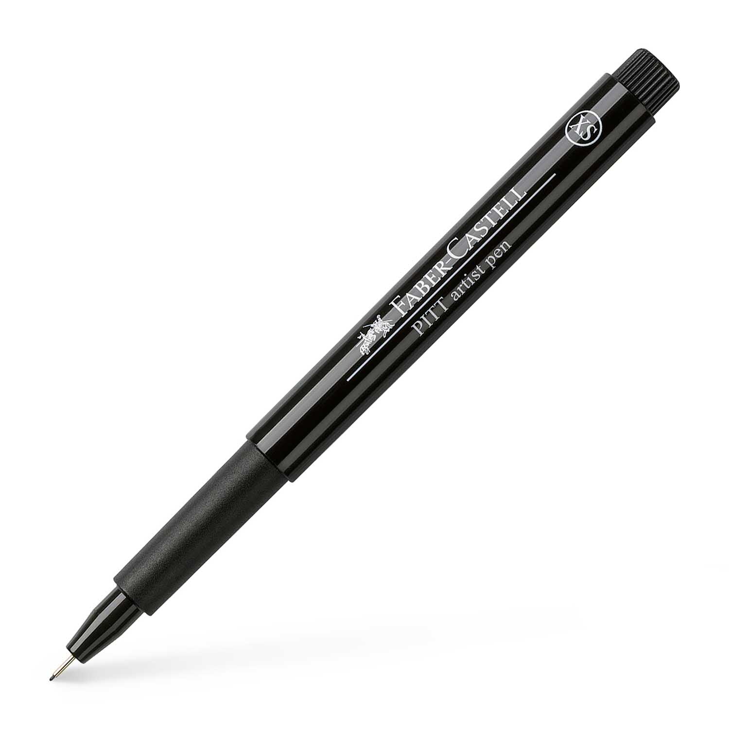 PITT artist pen in Schwarz von Faber Castell, ideal für präzises Zeichnen und Skizzieren.