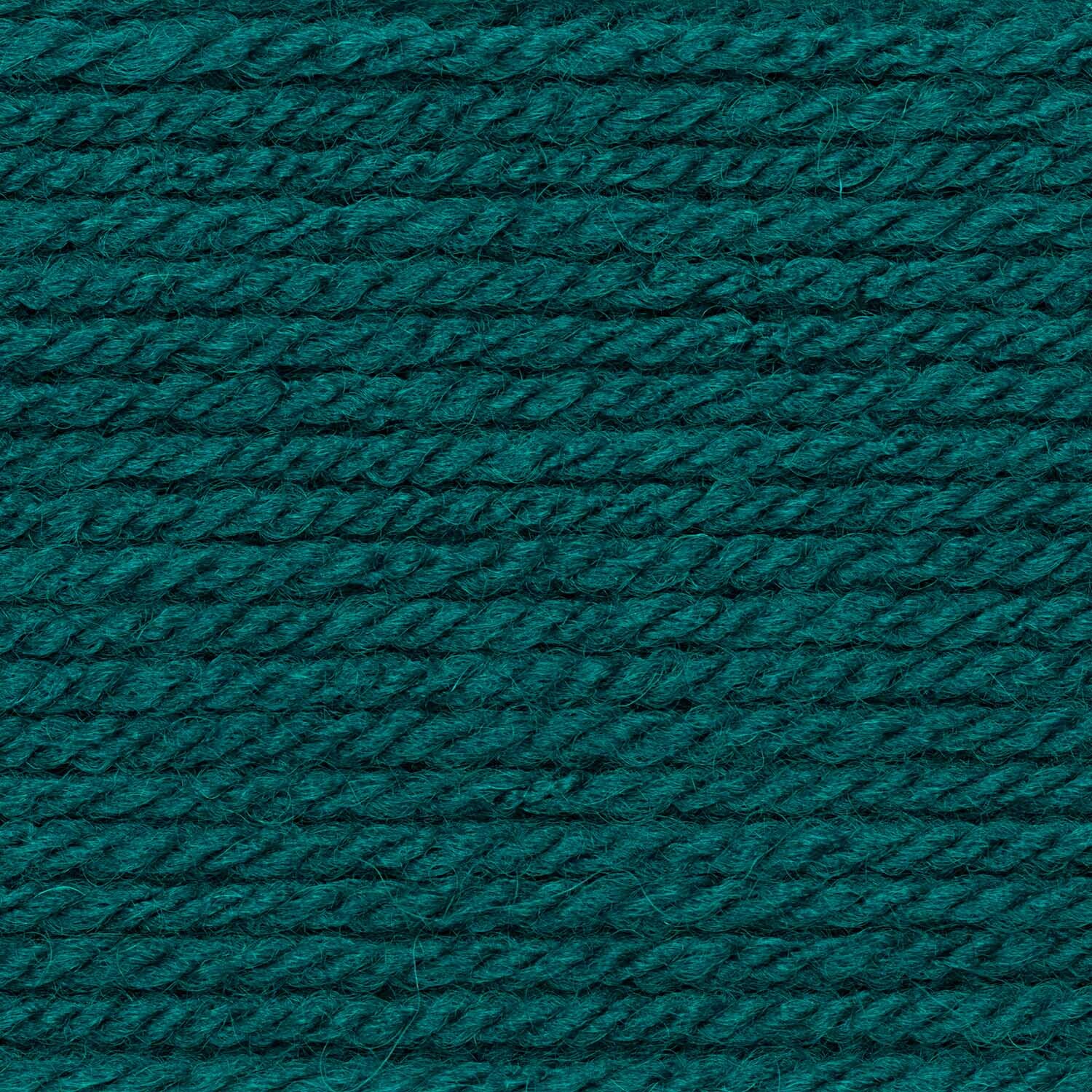 Basic Super Big aran, türkisfarbene Wolle von Rico Design, 400g, 880m, Nahaufnahme der Textur.