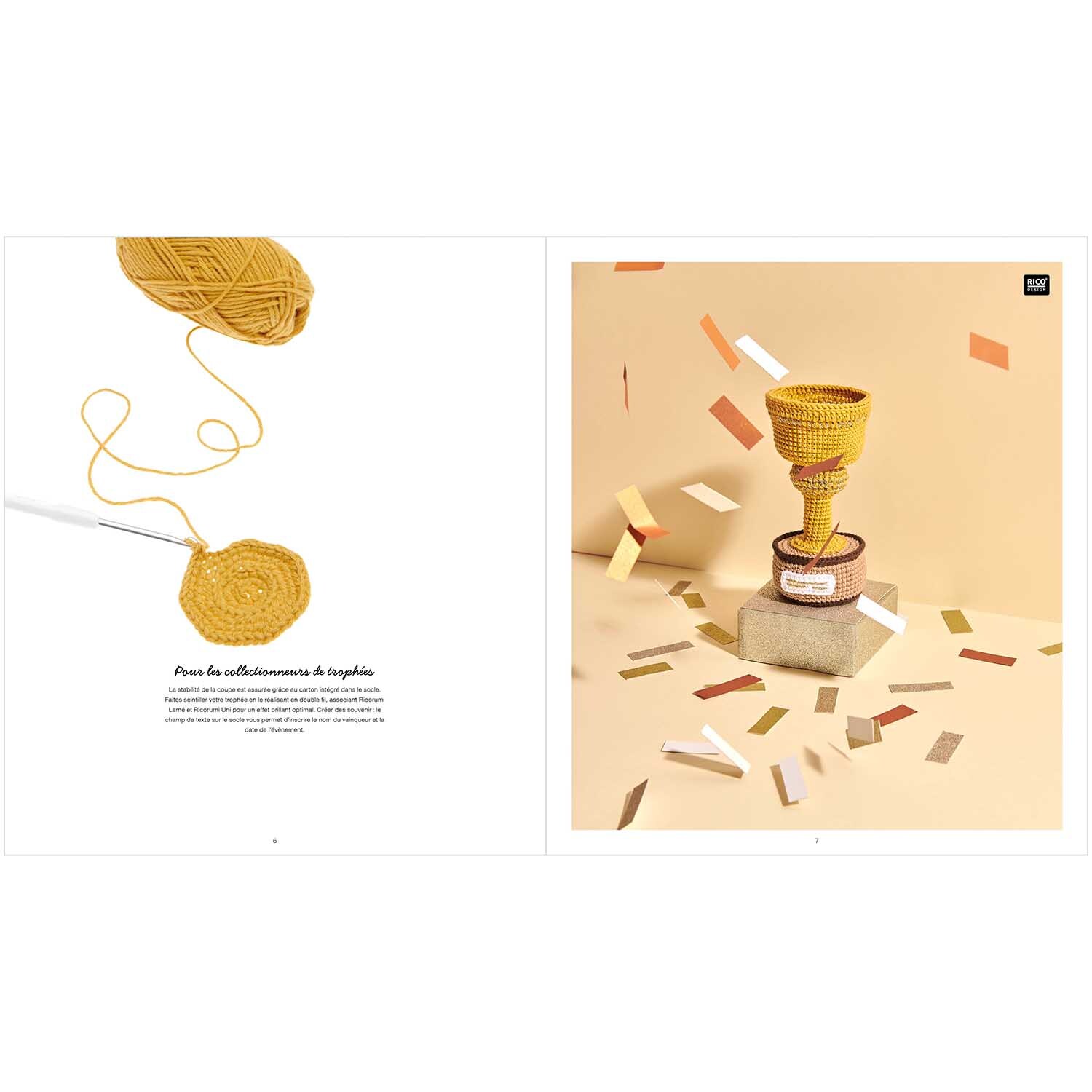 Ricorumi „The Winner is…" Sprachauswahl französisch von Rico Design