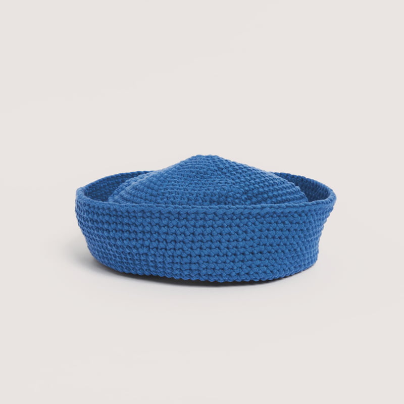 Gehäkelter Sailor-Hat in Blau: Modell 02 aus dem Heft Made by Me No. 22