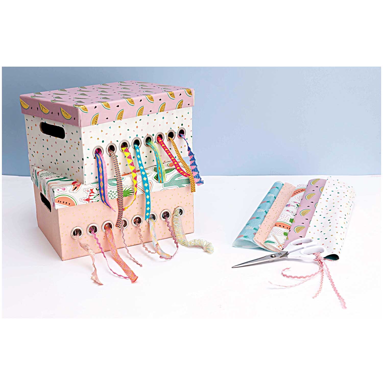 Stapelbox natur 35x25x17,5cm von Rico Design