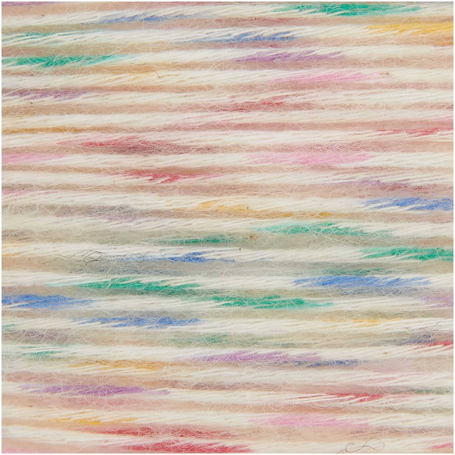 Creative Cotton Flecky Fleece dk 100g 250m Farbe Rainbow von Rico Design