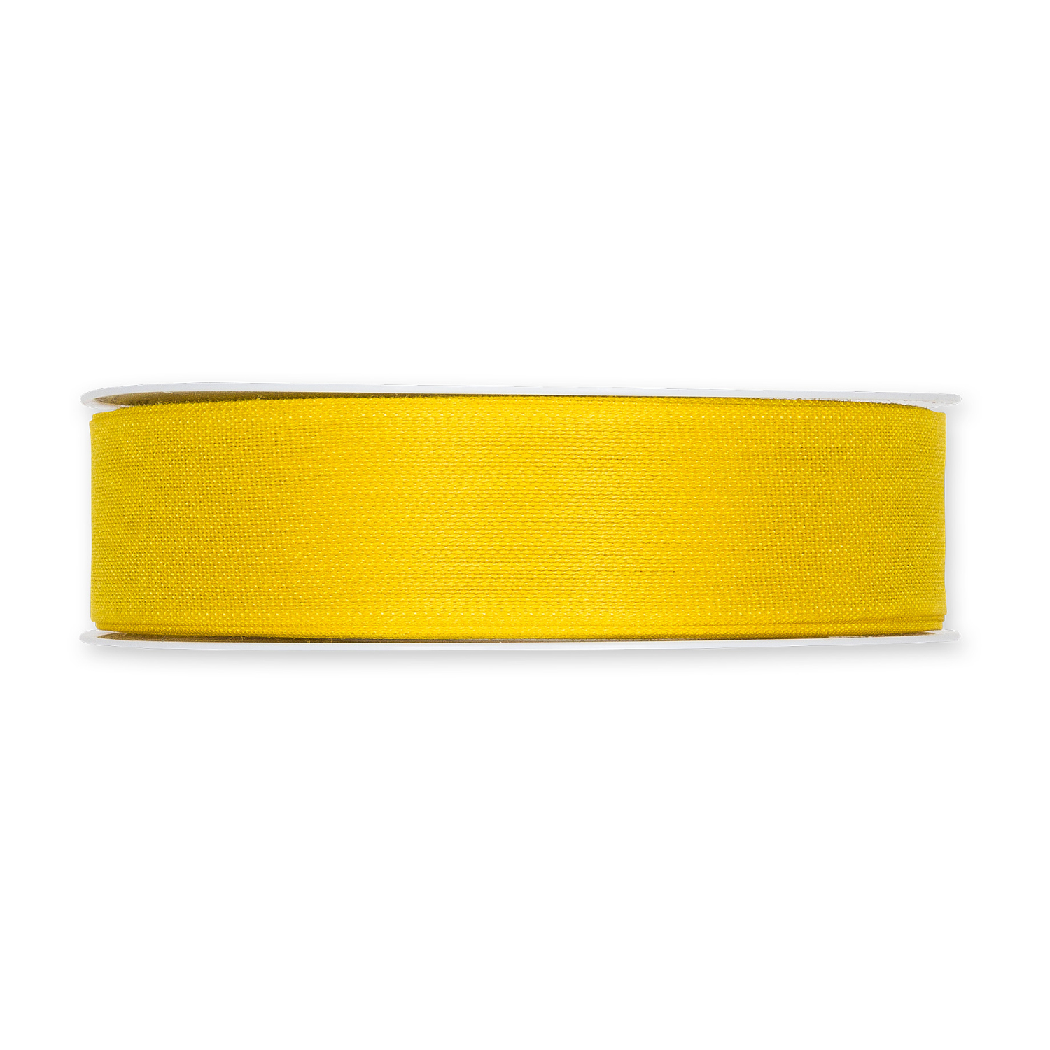 Dekoband in Baumwolloptik 25mm 5m, honiggelb, von Halbach. Ideal für kreative Bastelprojekte.