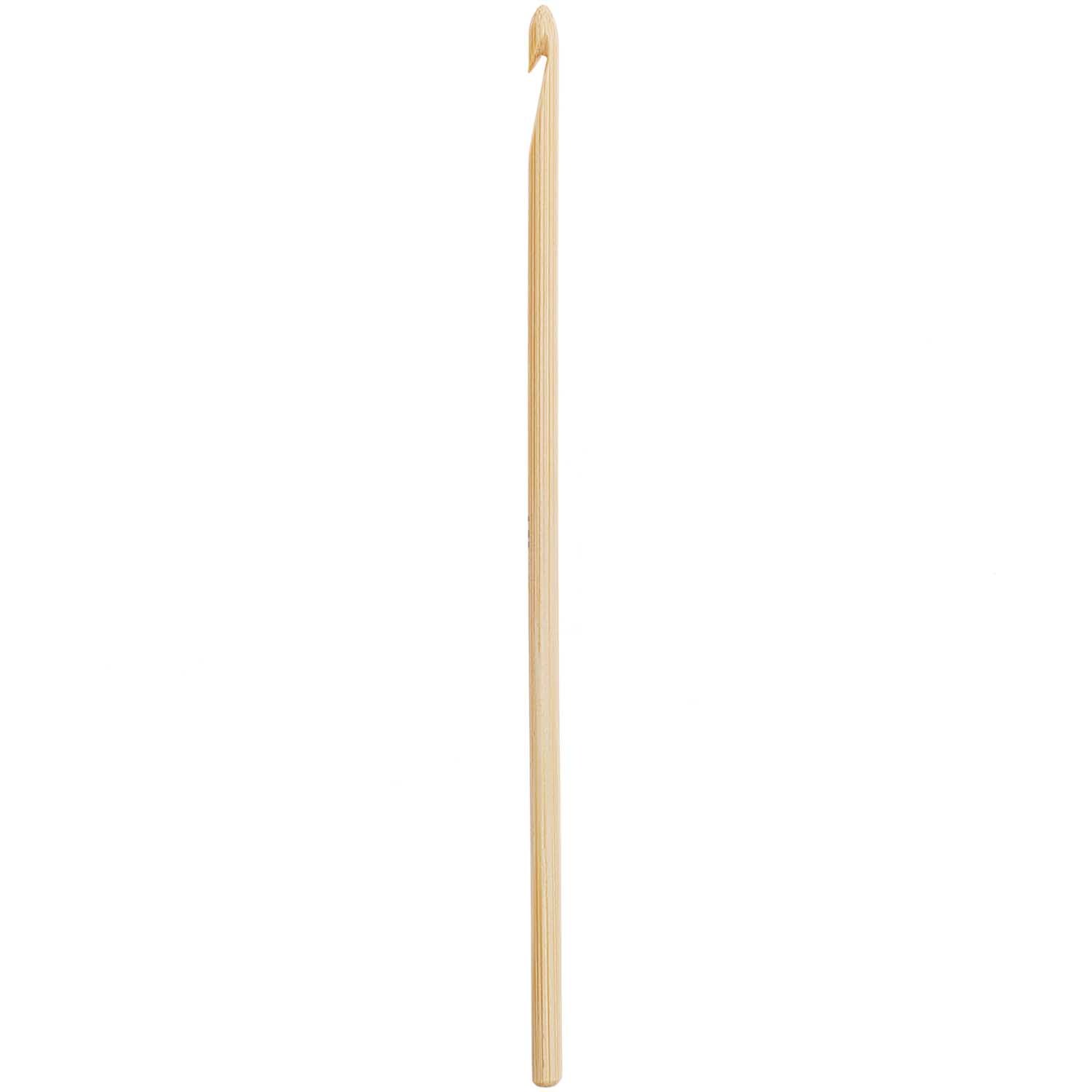 Häkelnadel Bambus von Rico Design, aus hellem Bambus, ideal für komfortables Häkeln.