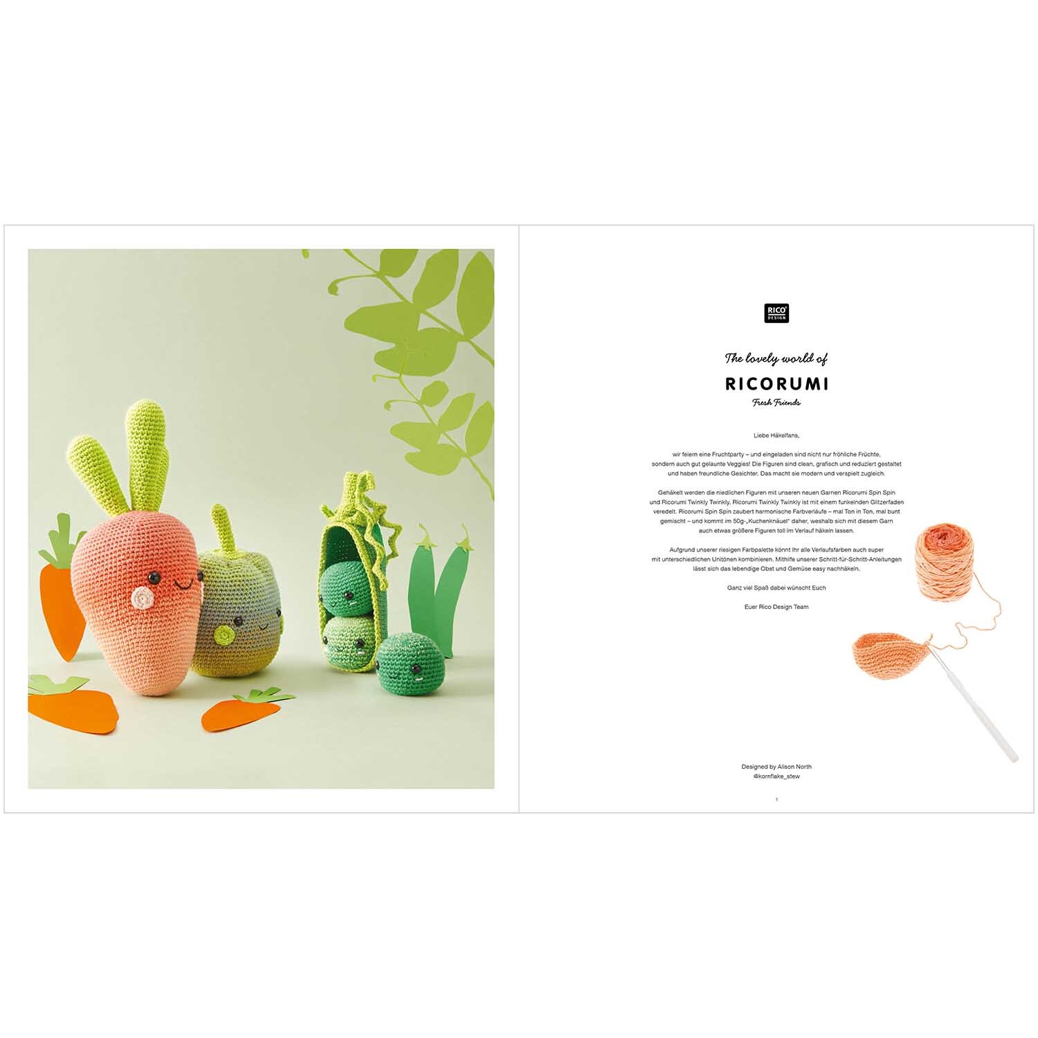 Ricorumi Fresh Friends deutsch von Rico Design