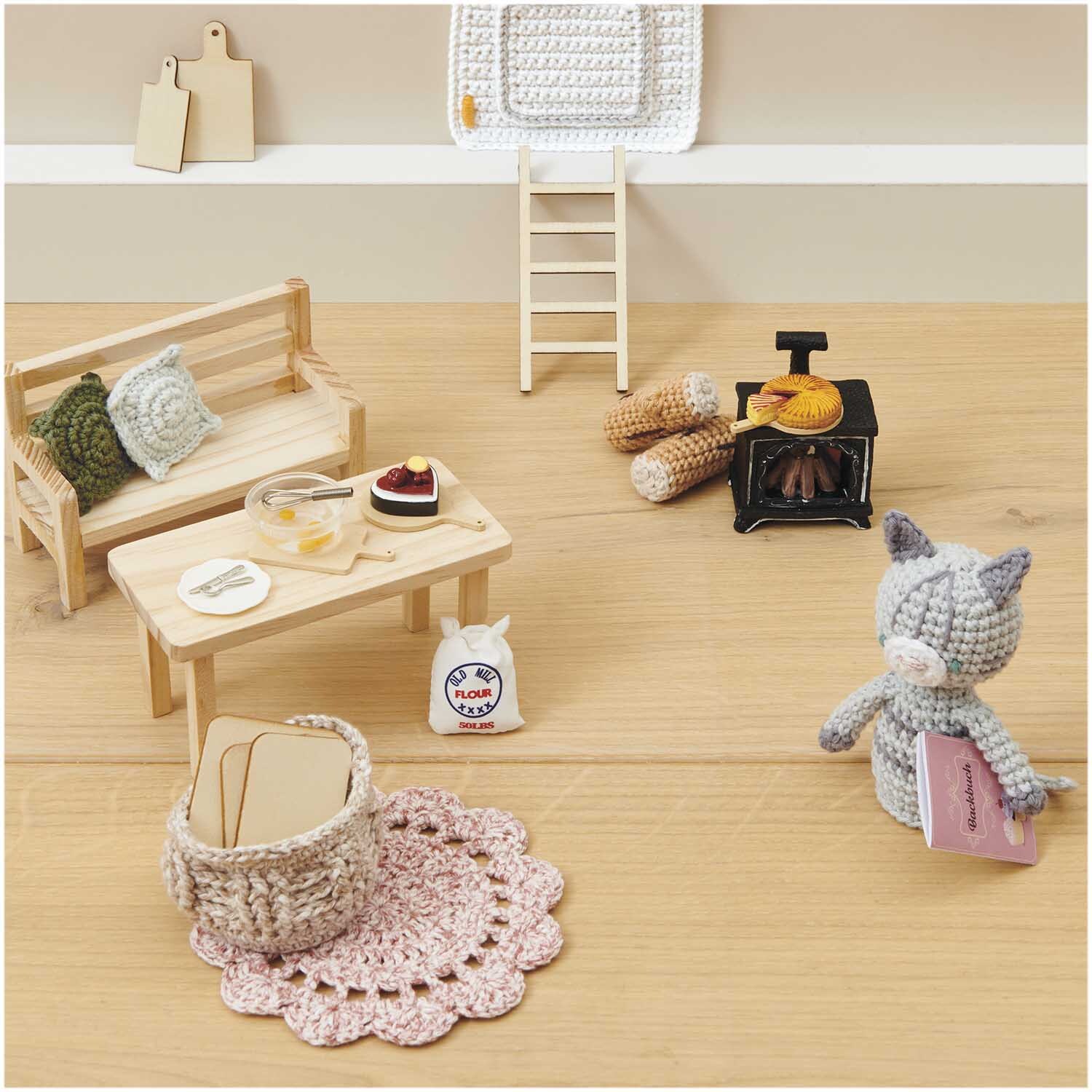 Miniatur Back-Set 4-teilig von Rico Design