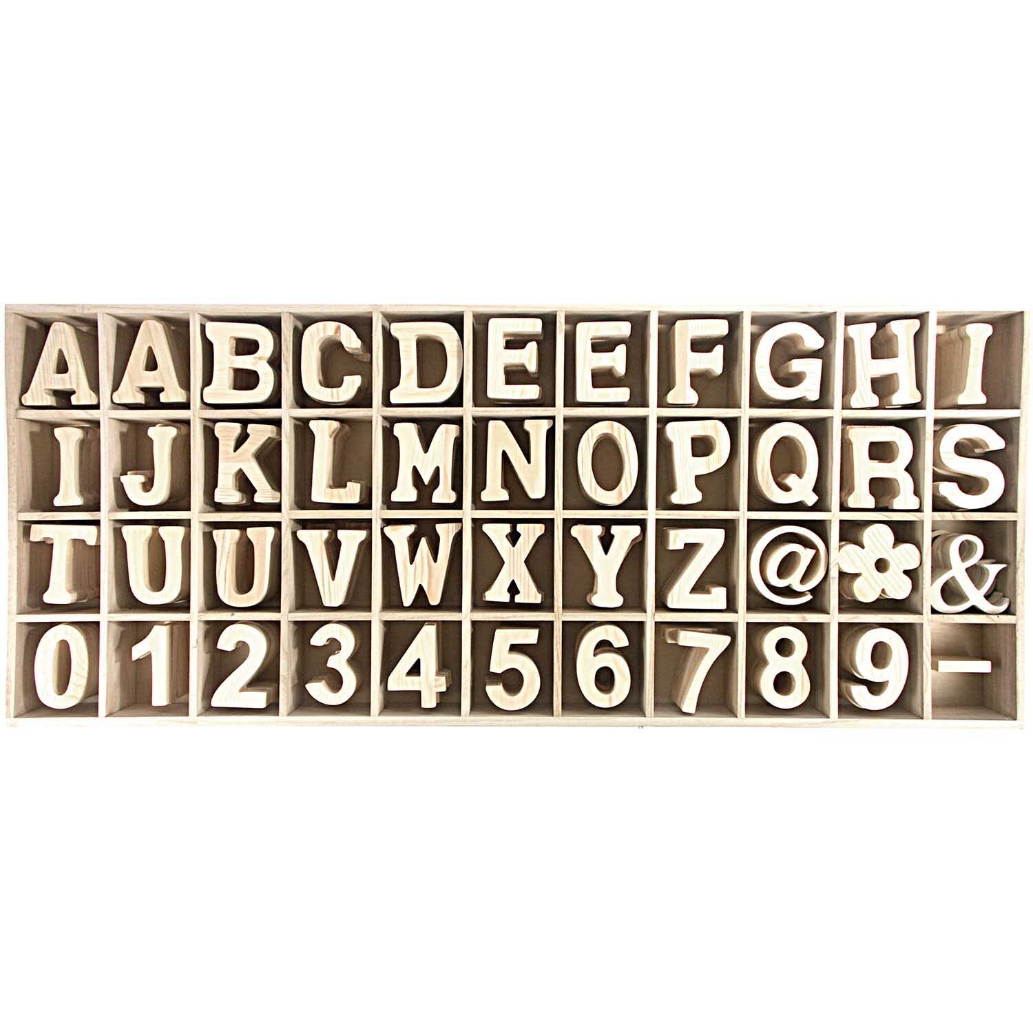 Holz-Buchstaben 8cm von Rico Design