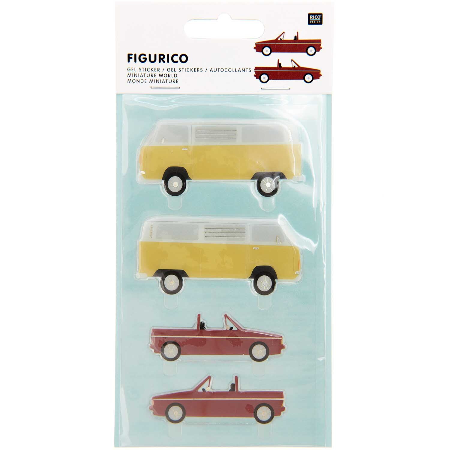 Figurico Gelsticker Autos von Rico Design