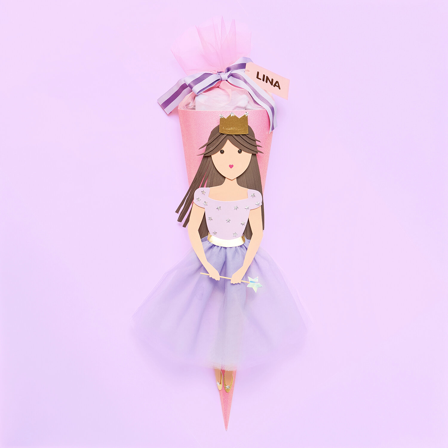 Bastelanleitung Prinzessin Schultüte von idee. Creativmarkt 