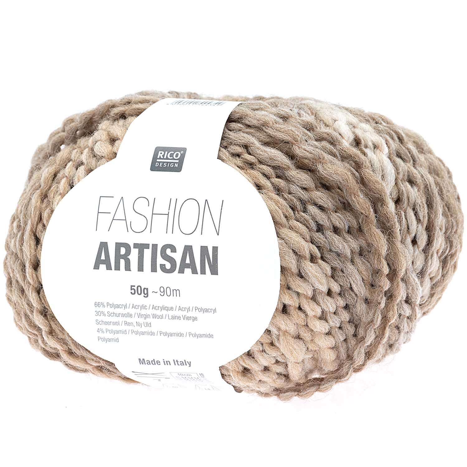 Fashion Artisan 50g 90m Farbe Camel/Beige von Rico Design
