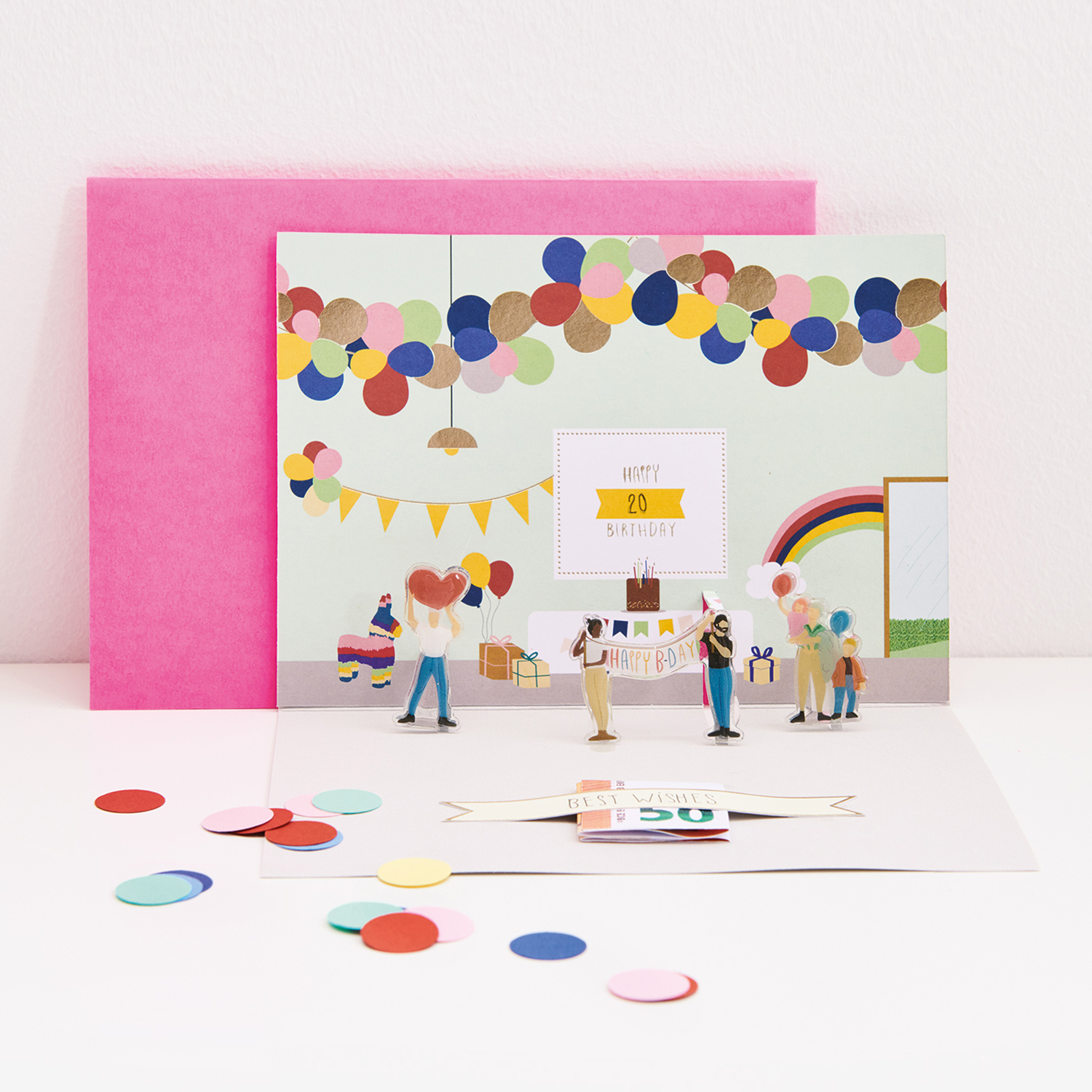 Bastelanleitung Figurico Geburtstag-Karte von Rico Design
