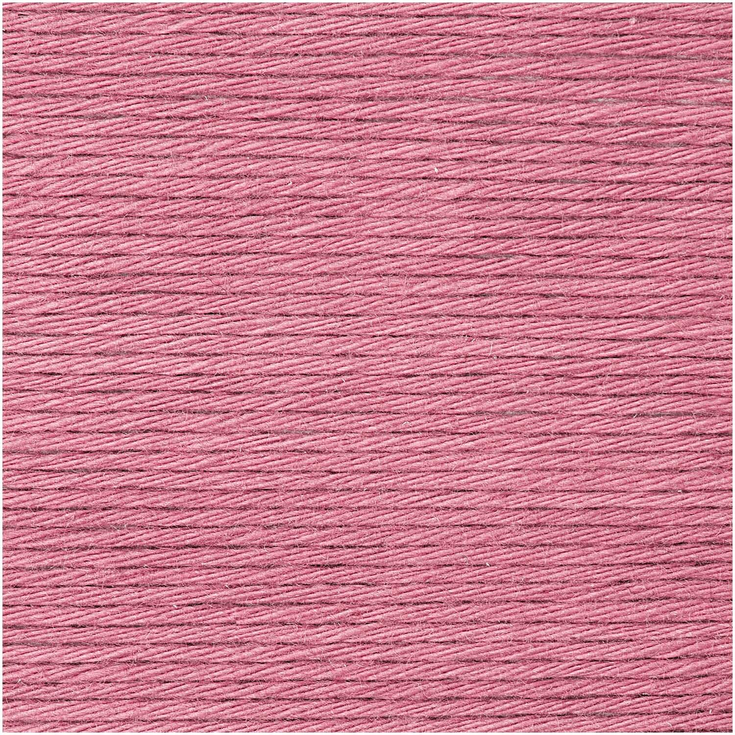 Cotton Universal: Weiches Garn in Smokey Berry von Wolle Rödel, ideal für Strickprojekte.