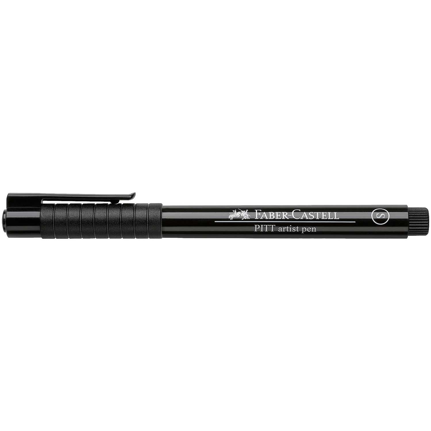 PITT artist pen superfine von Faber Castell in Schwarz, ideal für präzises Zeichnen und Skizzieren.
