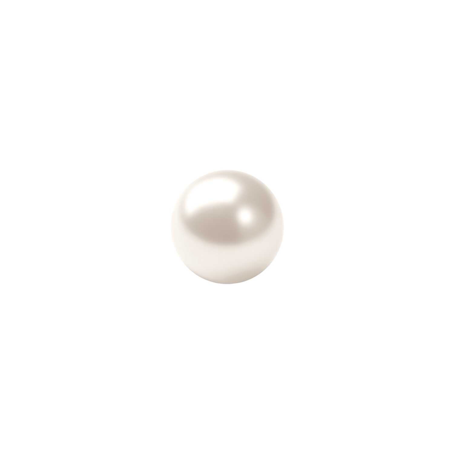 Renaissance-Perle 3mm 120 Stück von Rico Design in elegantem Weiß, ideal für Schmuckdesigns.