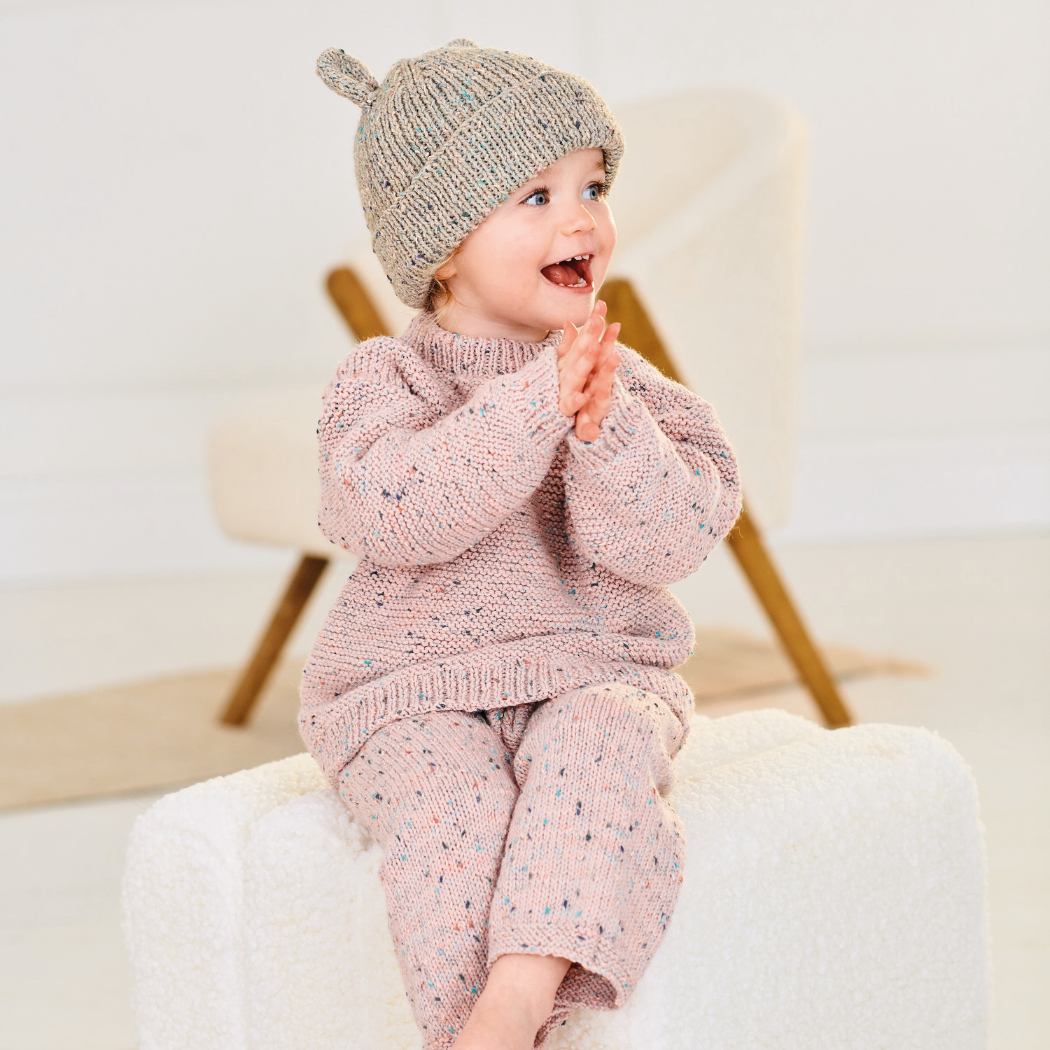 Strickset Mütze Modell 11 aus Rico Baby 040 von Rico Design