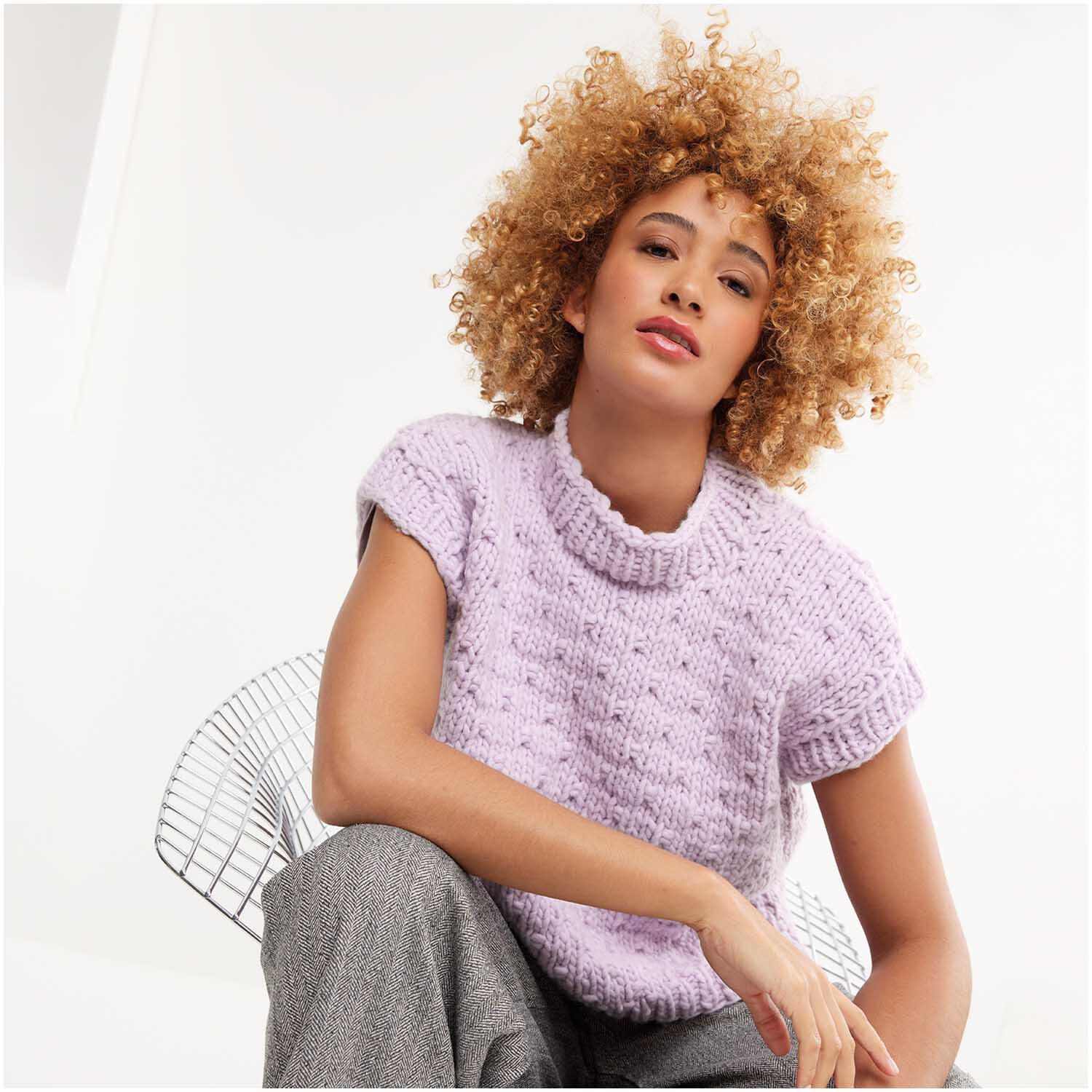 Strickset Pullunder Modell 02 aus Die Neue Masche Nr. 7 von idee. Creativmarkt