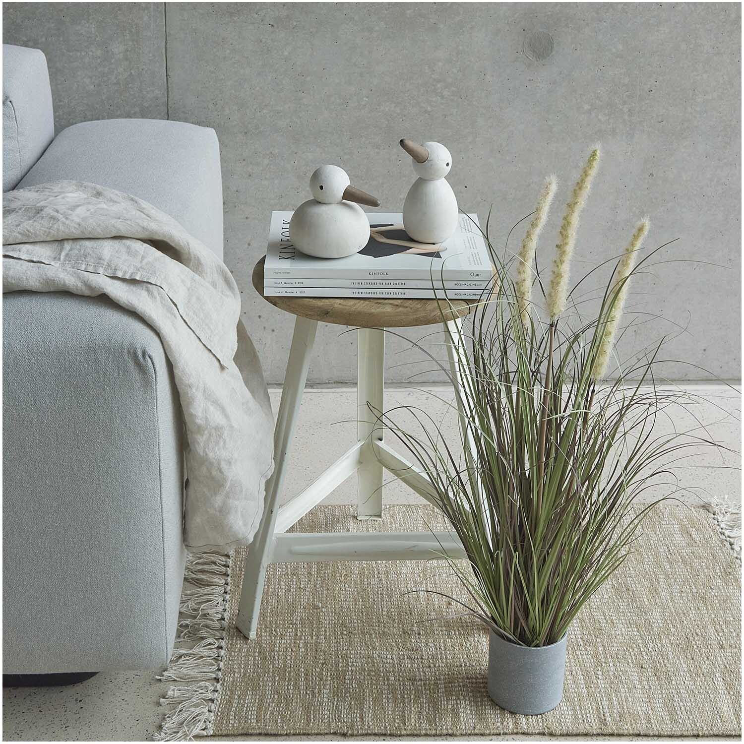 Möwe sitzend weiß Holz 10x10,5cm von Rico Design
