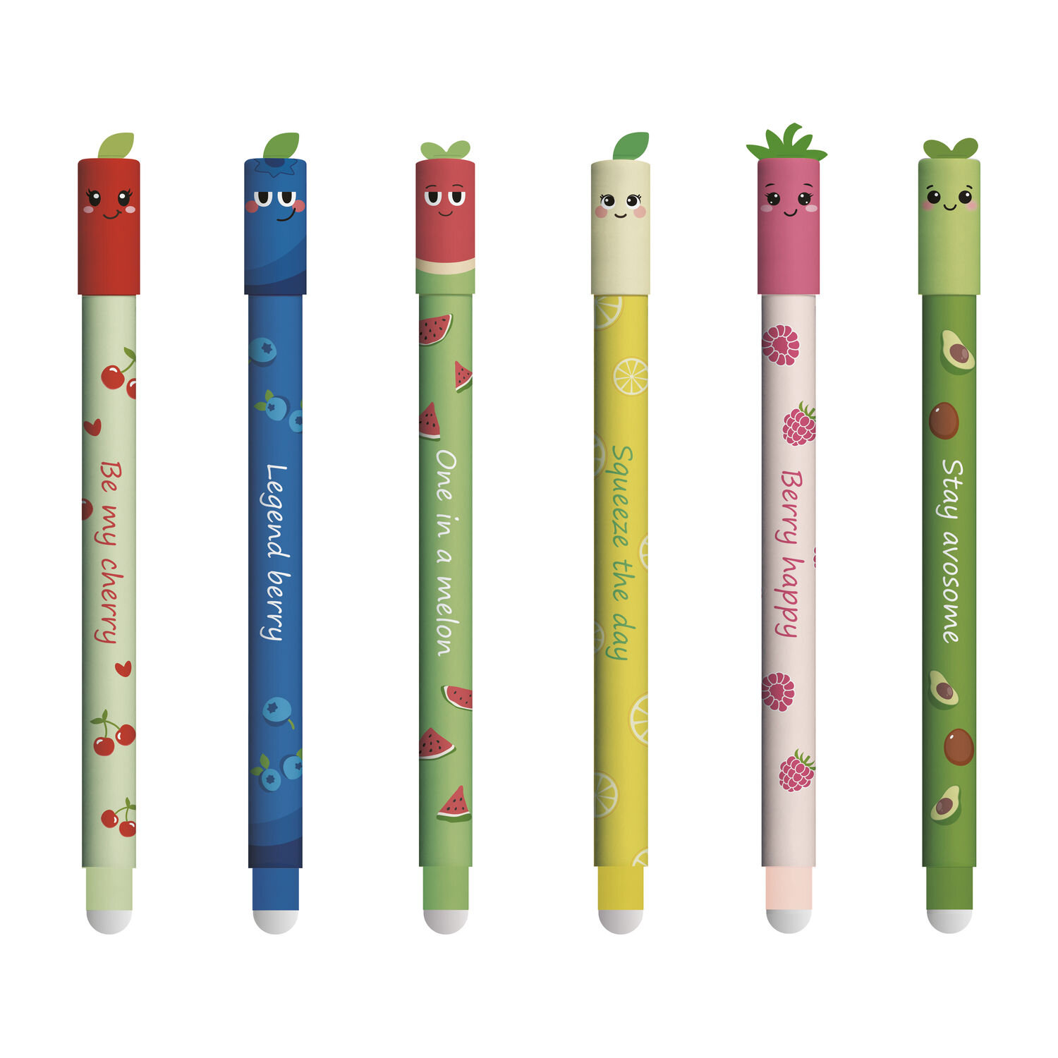 Gelschreiber Fruity Erase it Farbe Kirsche von Eberhard Faber Vertrieb 