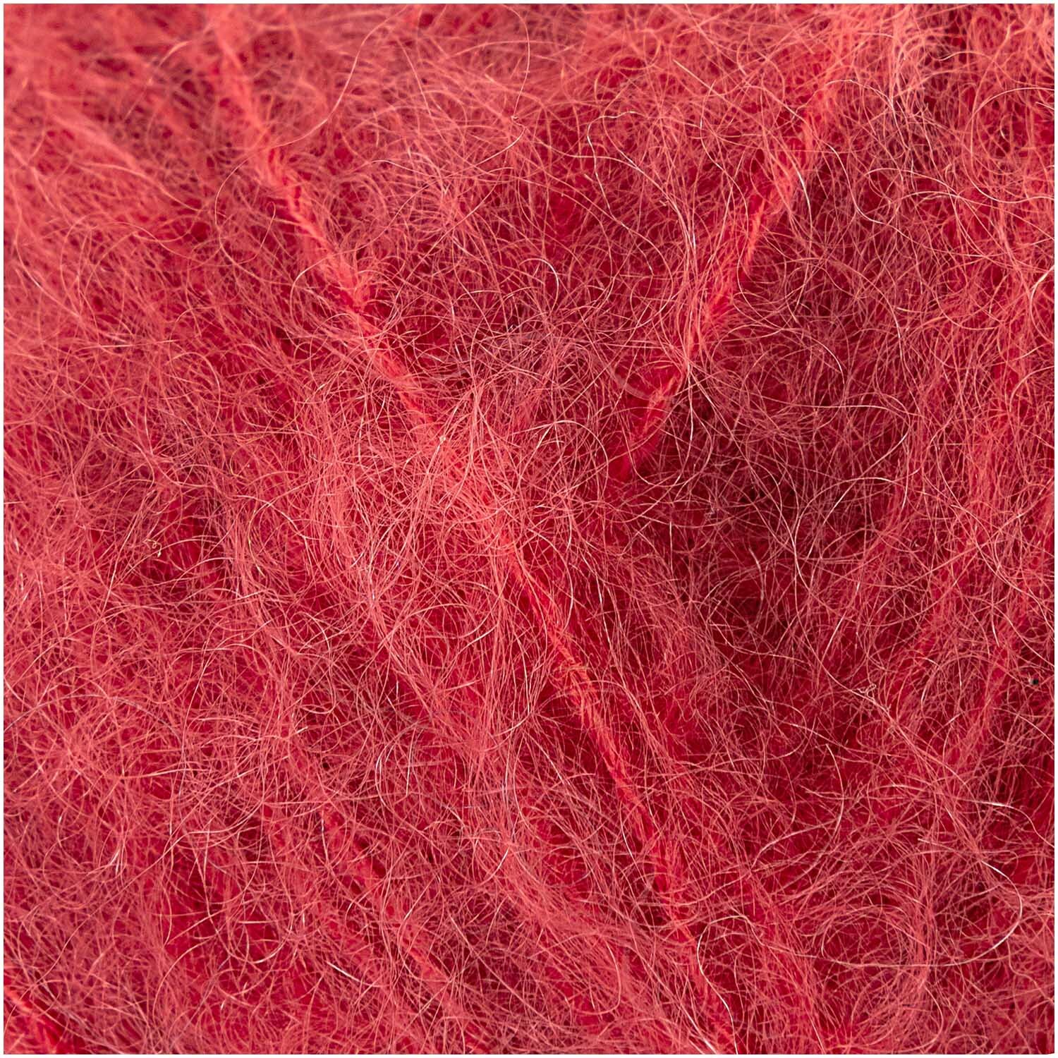 Fashion Mohair Merino Chunky von Rico Design in leuchtendem Rot, 50g Knäuel mit 100m Länge. Ideal für warme, weiche Strickprojekte.