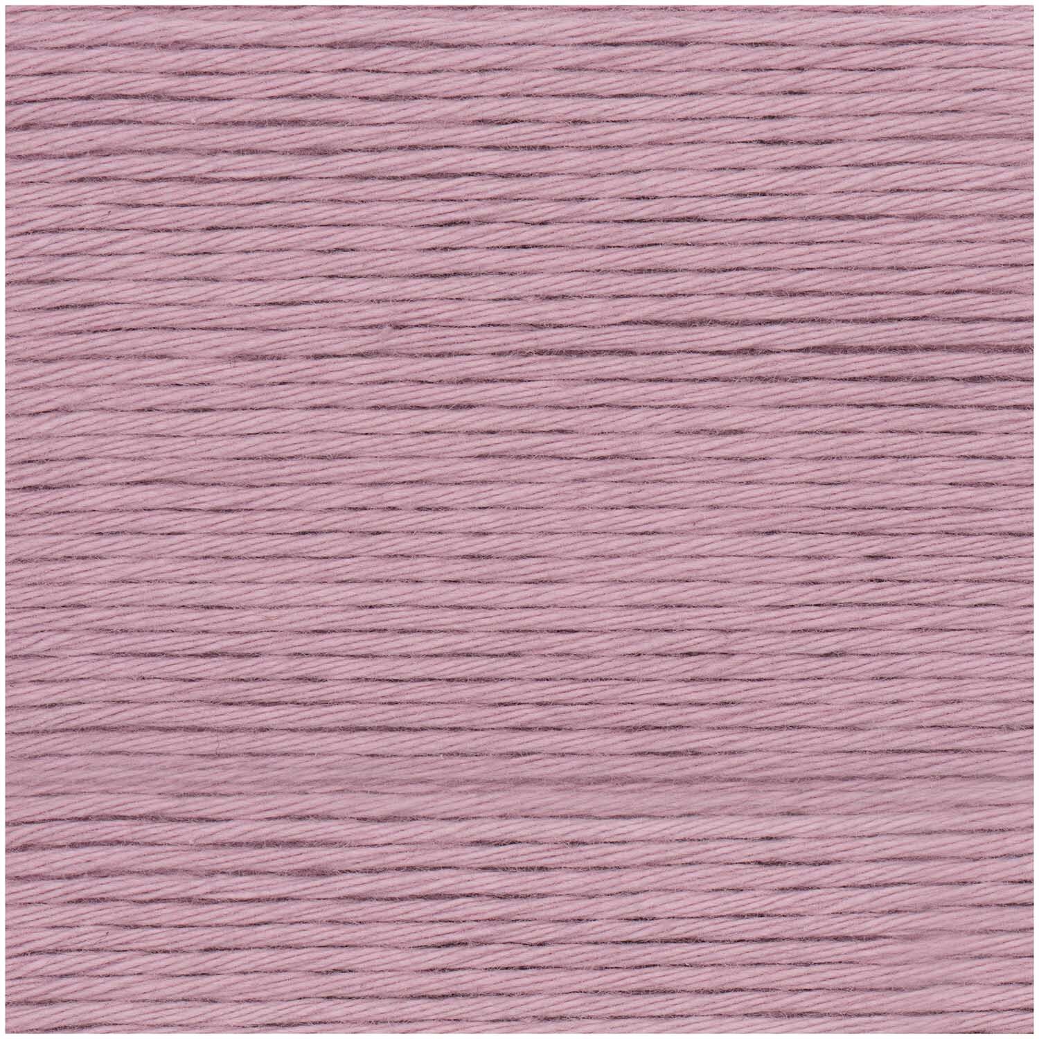 Cotton Universal: Weiches Garn in Mauve von Wolle Rödel, ideal für Strickprojekte, 50g 85m.