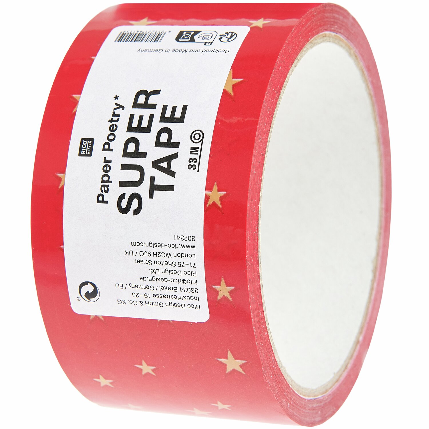 Paketklebeband Weihnachtsmarkt 5cm 33m von Rico Design
