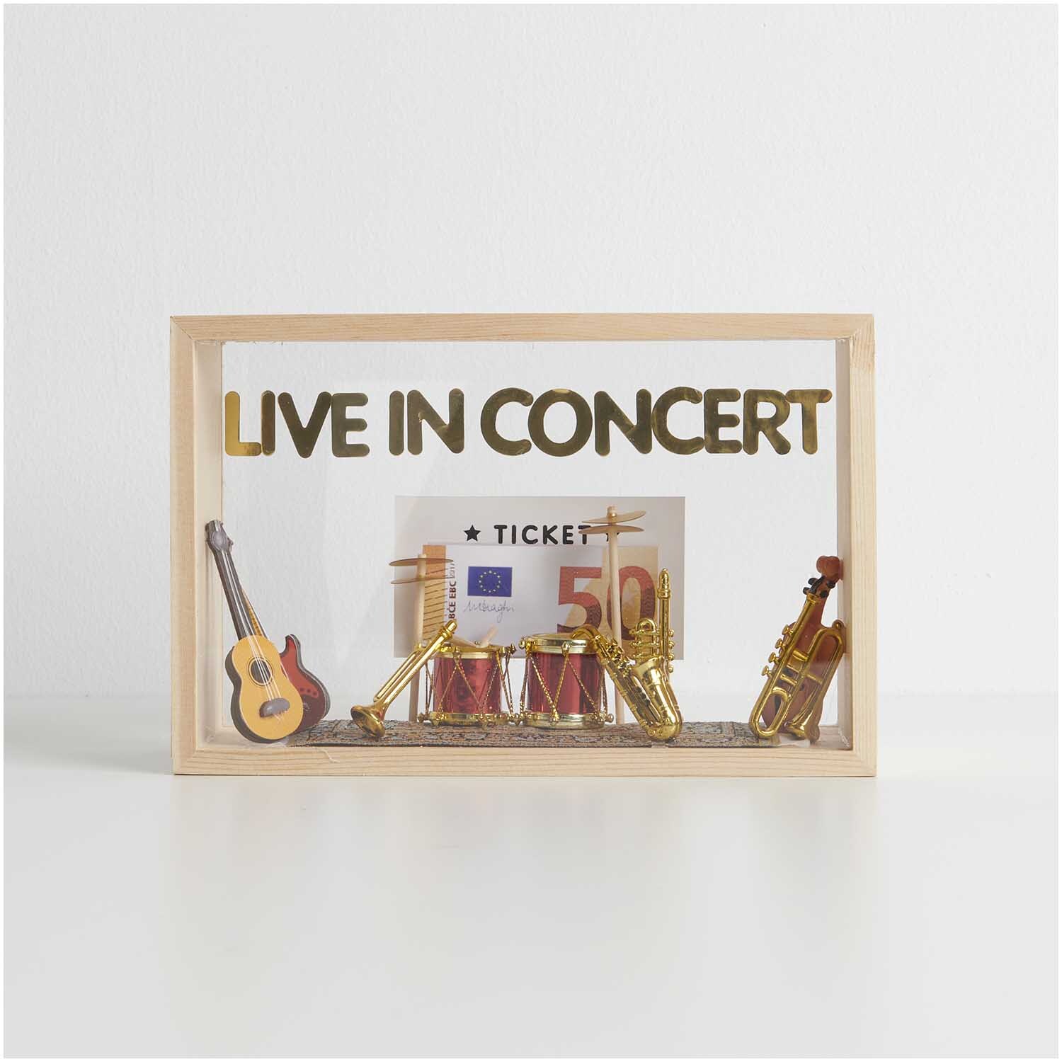 Miniatur Gitarre 2,5x6,5x1cm von Rico Design