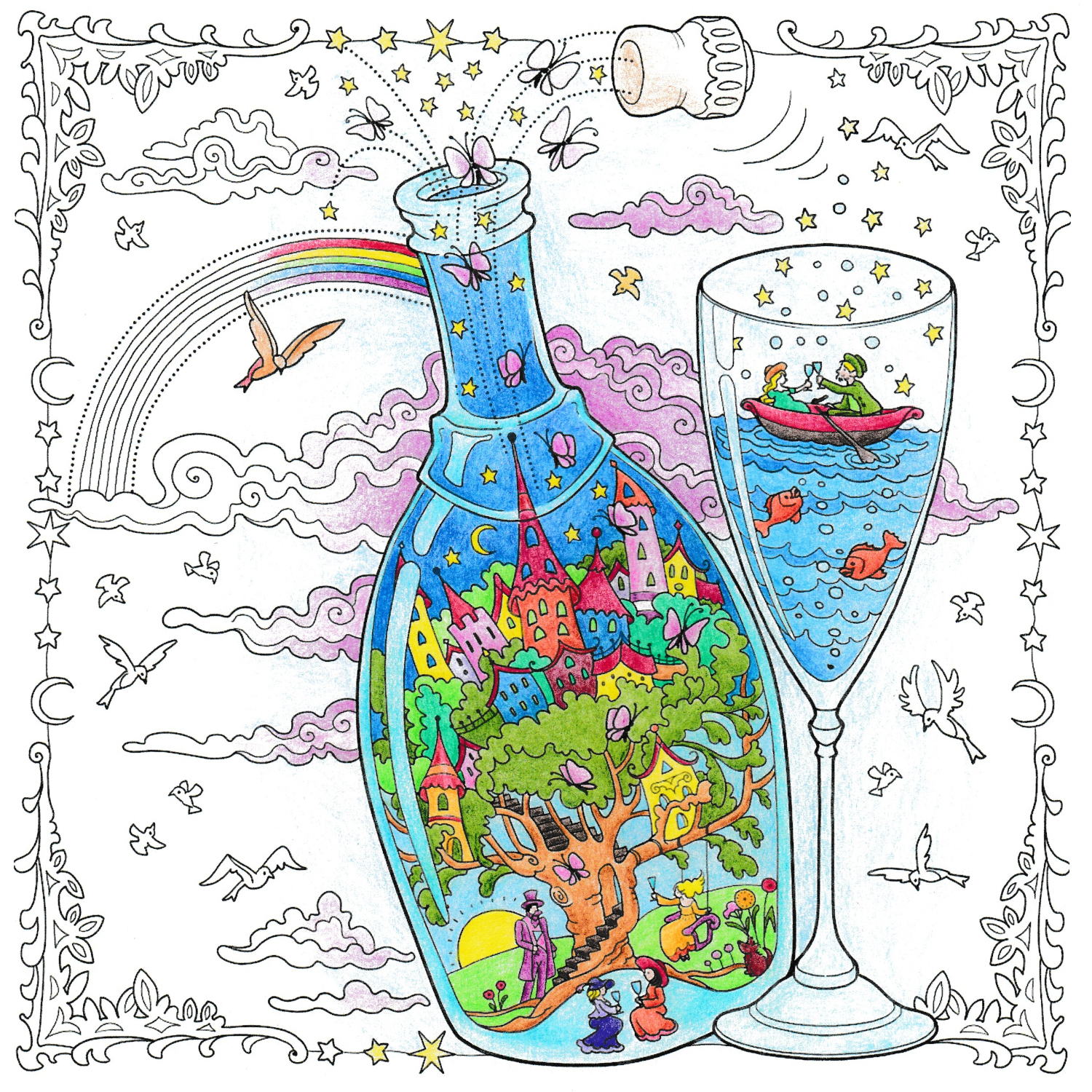 Colorful World – Wundervolle Welten im Glas von frechverlag