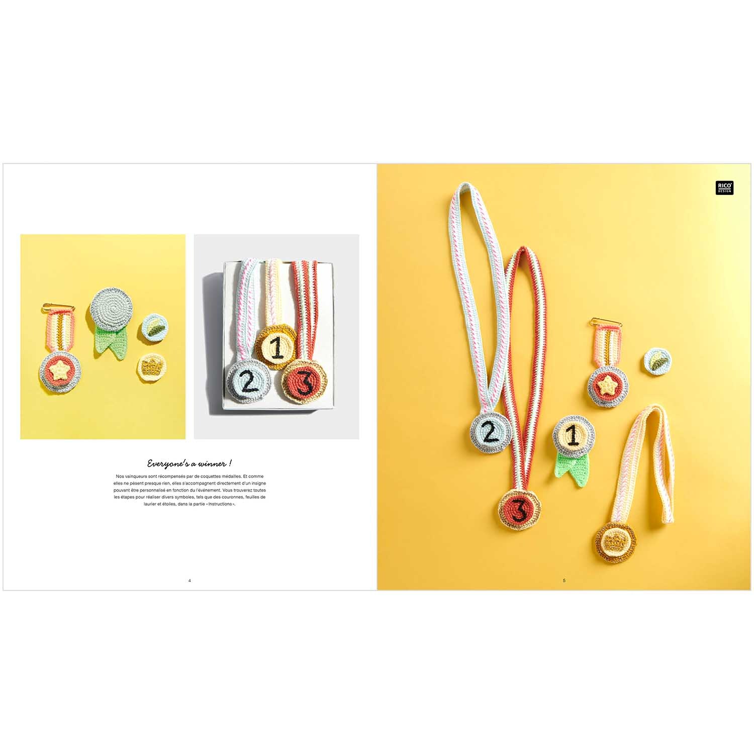 Ricorumi „The Winner is…" Sprachauswahl französisch von Rico Design