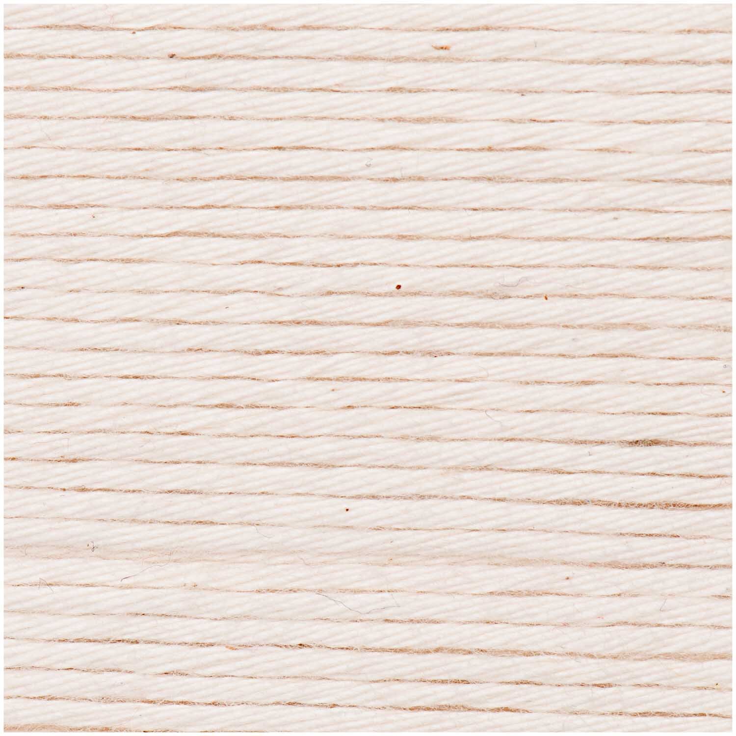 Creative Cotton aran von Rico Design in natürlichem Farbton, 50g Knäuel mit 85m Länge. Ideal für Strickprojekte.