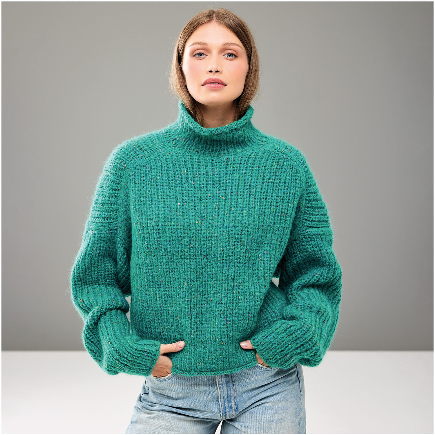 Strickset Pullover Modell 23 aus Die Neue Masche Nr. 8 von idee. Creativmarkt