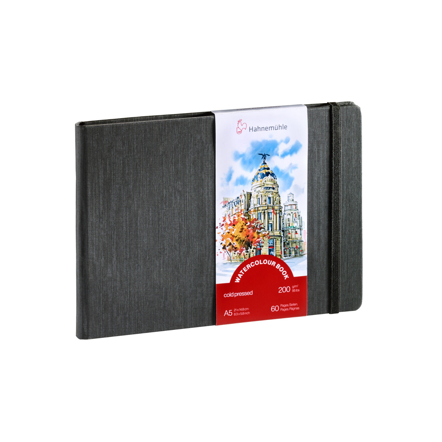 Watercolourbook quer A5 30 Blatt von Hahnemühle FineArt 