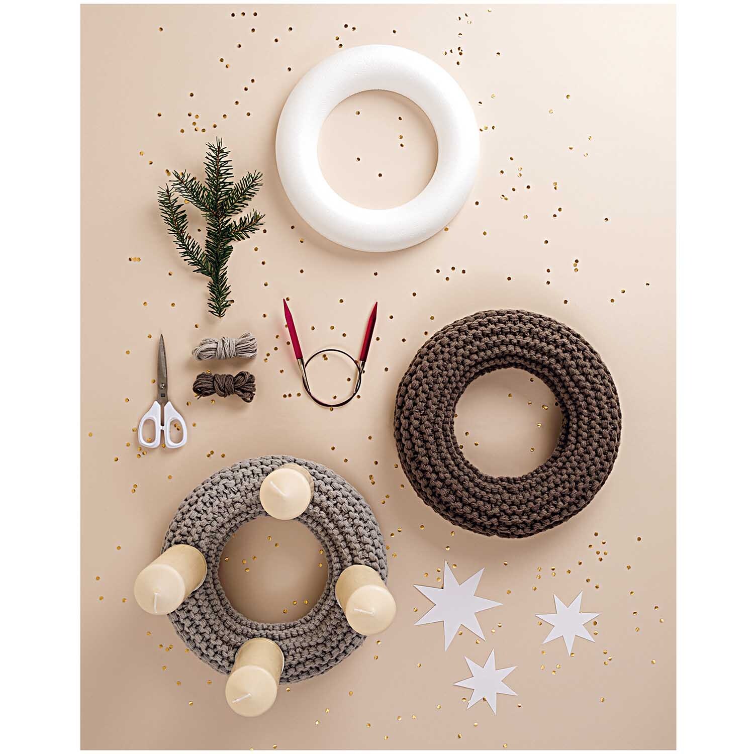 Polystyrol Halbring 30cm von Rico Design