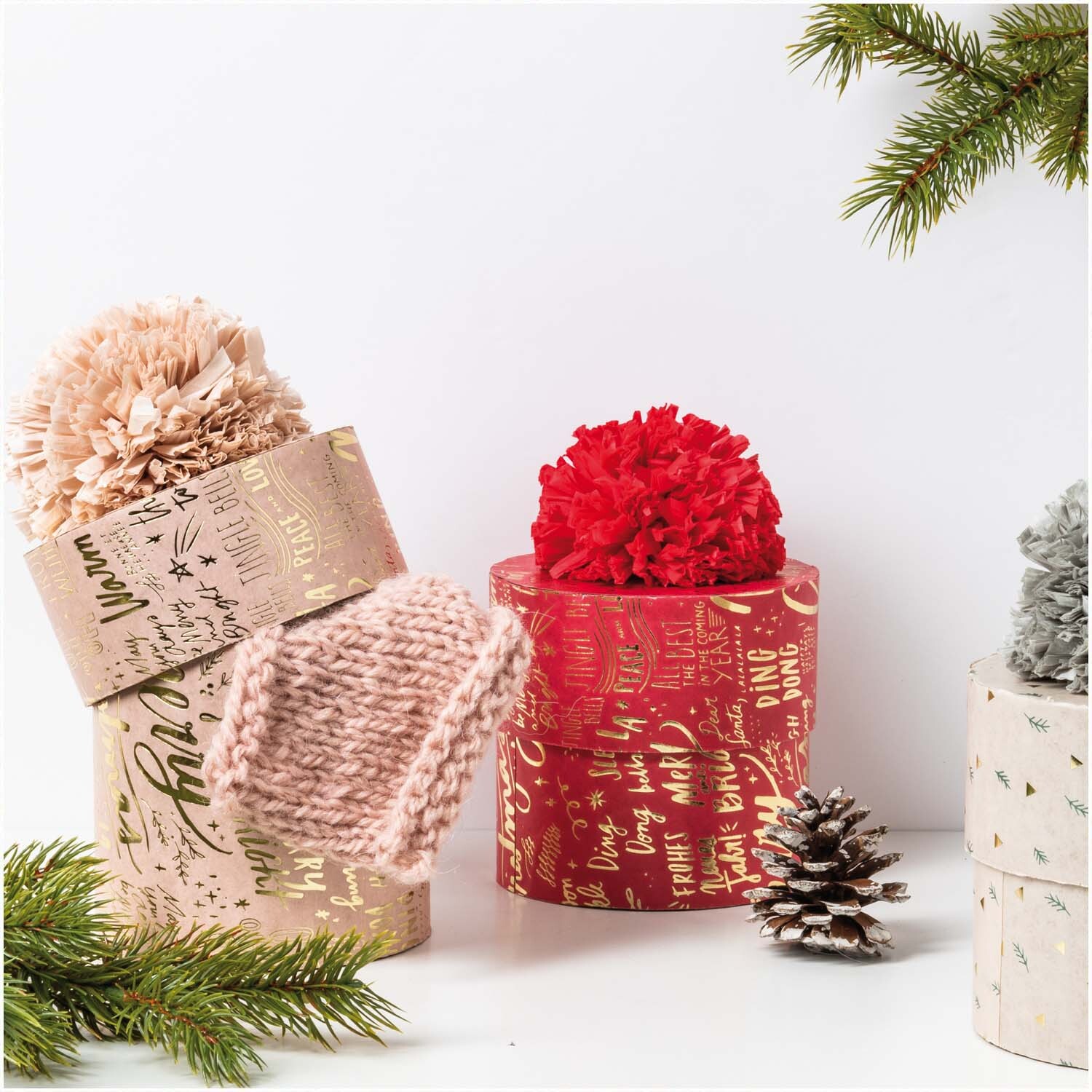 Paper Patch Papier Schrift Jolly Christmas 30x42cm von Rico Design
