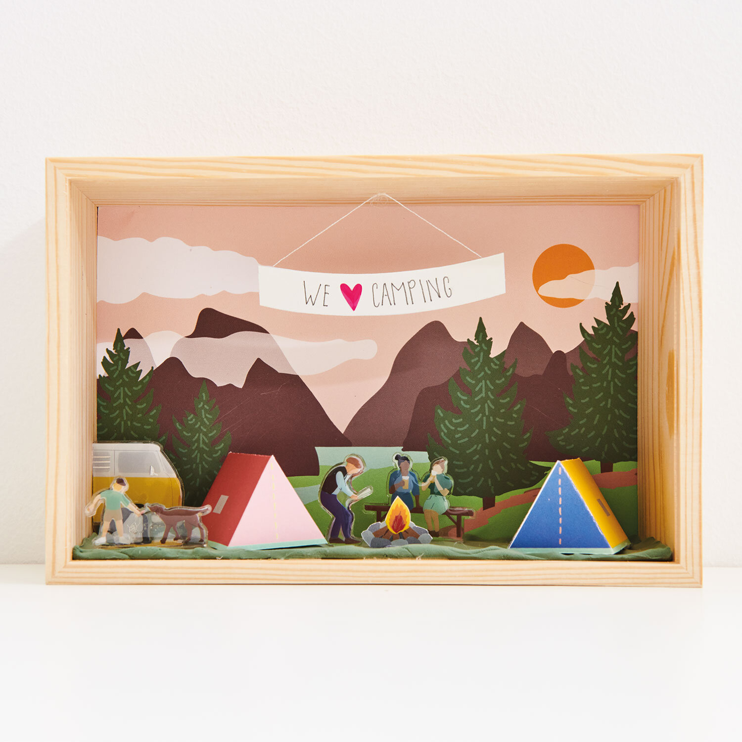 Bastelanleitung Figurico Camping von Rico Design