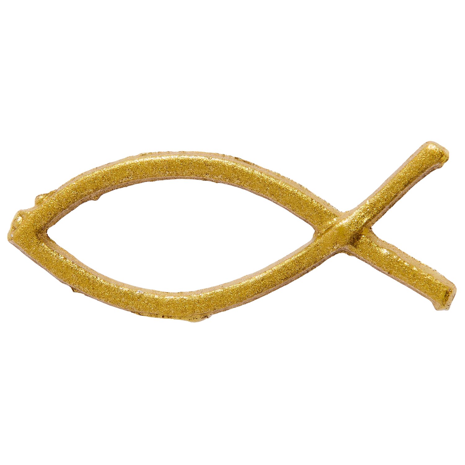 Wachsdekor Fisch, gold 4,5x1,5cm von Rico Design