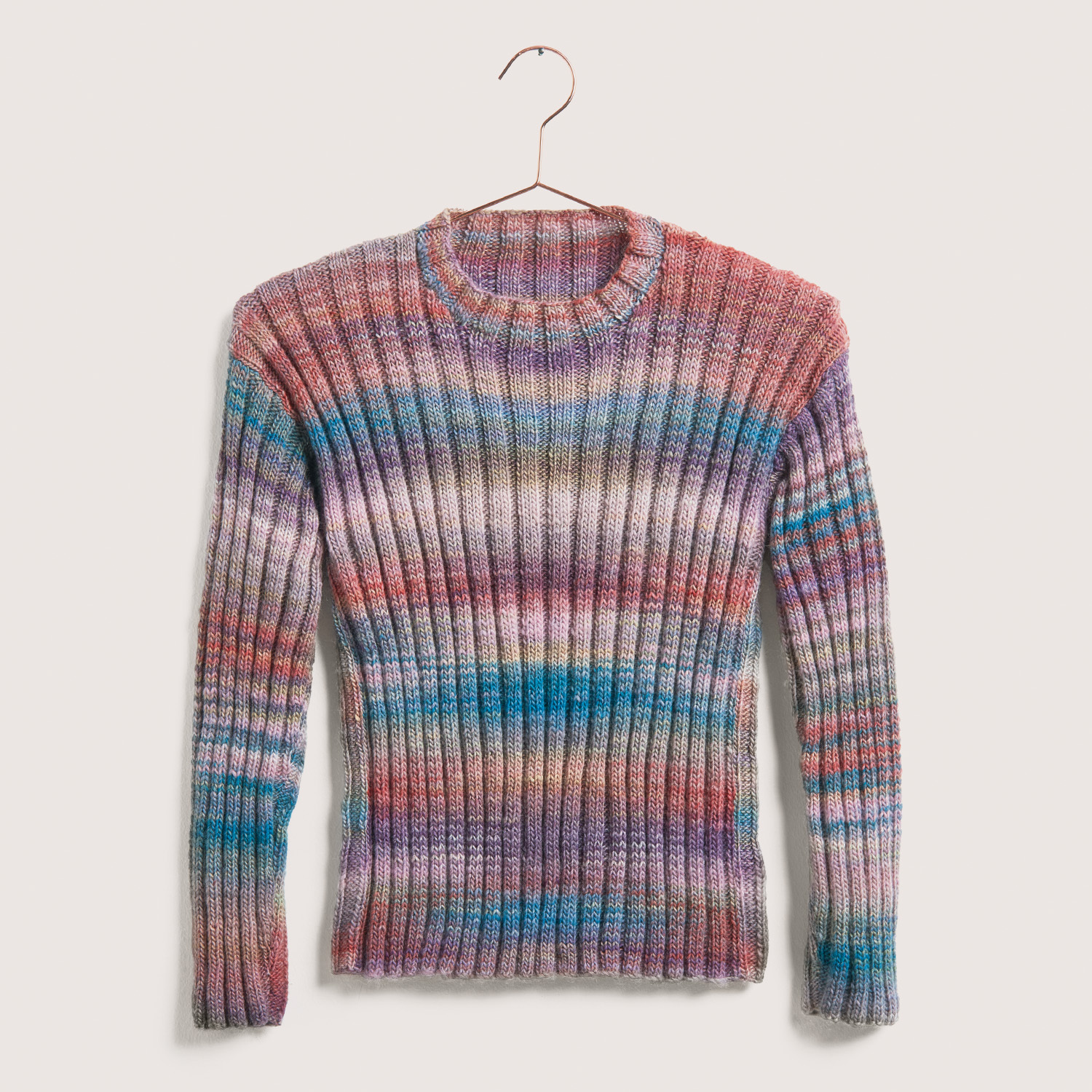 Strickanleitung Kinderpullover mit Farbverlauf von Rico Design