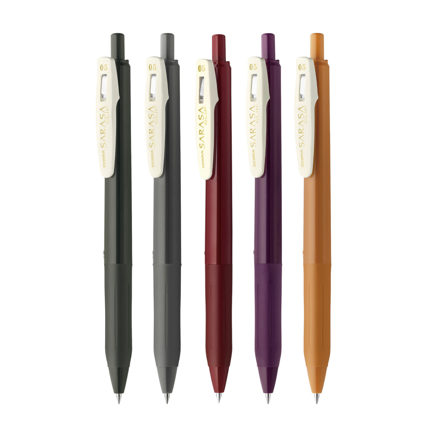 Sarasa Clip Set Vintage 2 5-teilig von ZEBRA PEN (UK) 
